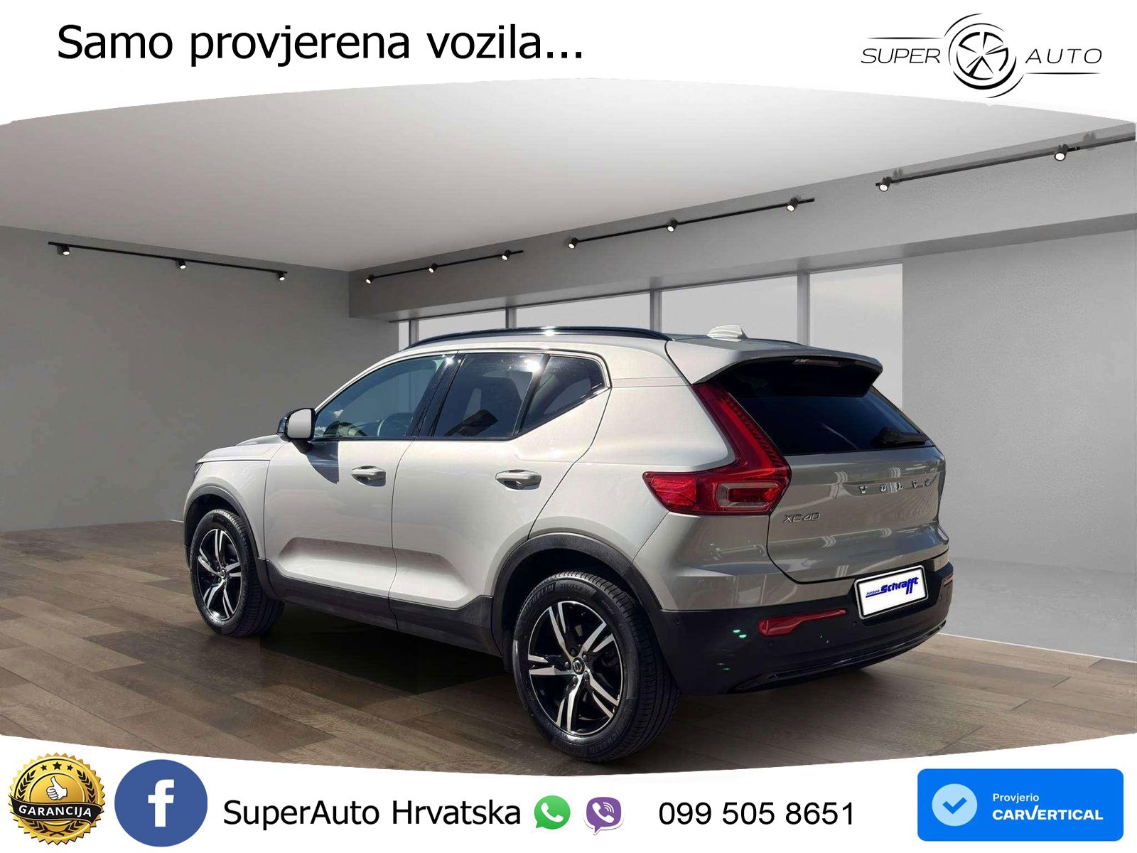 Volvo XC40 2.0 B3 163 KS Automatic ACC+GR SJED+360+PANO