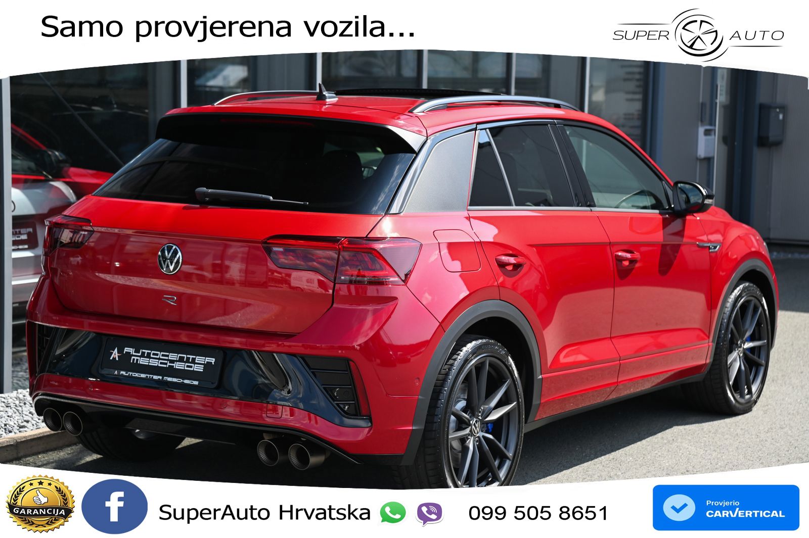 Volkswagen T-Roc I R 2.0 TSI (300 KS) OPF 4M DSG MATRIX+GR SJED+KAM