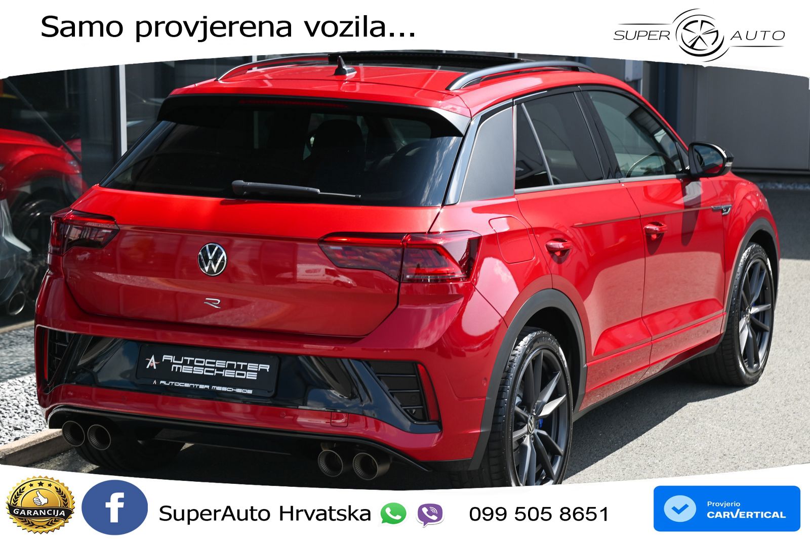 Volkswagen T-Roc I R 2.0 TSI (300 KS) OPF 4M DSG MATRIX+GR SJED+KAM