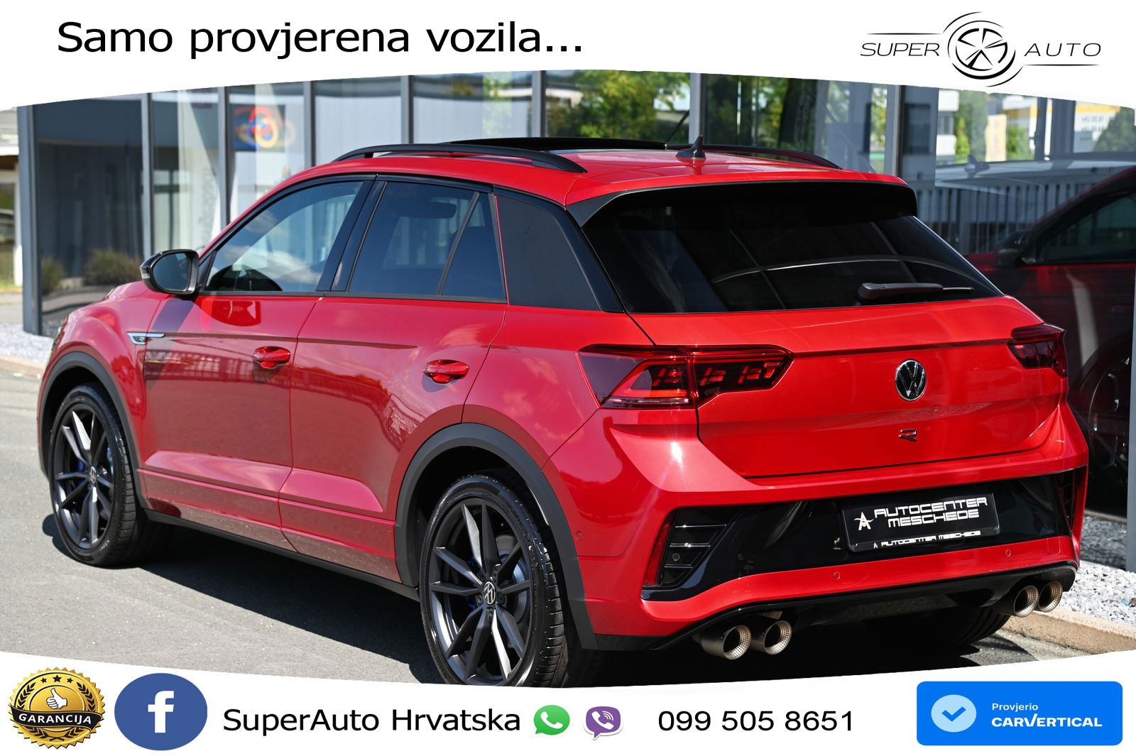 Volkswagen T-Roc I R 2.0 TSI (300 KS) OPF 4M DSG MATRIX+GR SJED+KAM