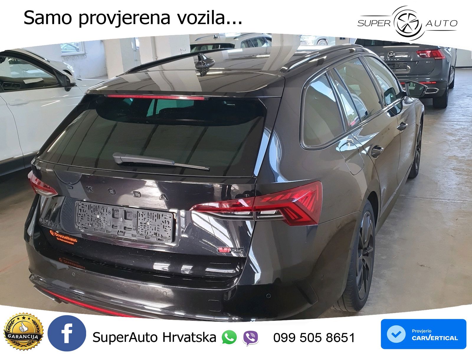 Škoda Octavia Combi RS 2.0 TDI (200 KS) DSG LED+GR SJED+ACC