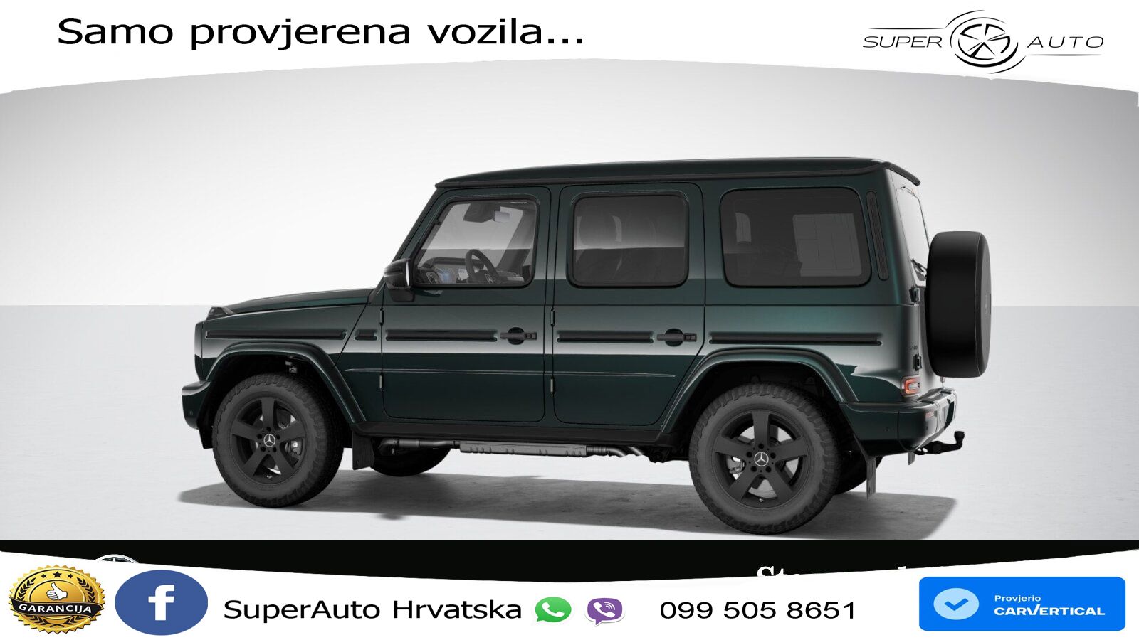 Mercedes G 500 Long (449 KS) 4MATIC 9G-TRONIC Superior LED+GR SJED+ACC