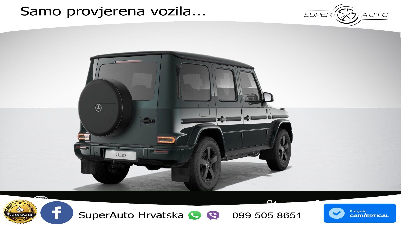 Mercedes G 500 Long (449 KS) 4MATIC 9G-TRONIC Superior LED+GR SJED+ACC