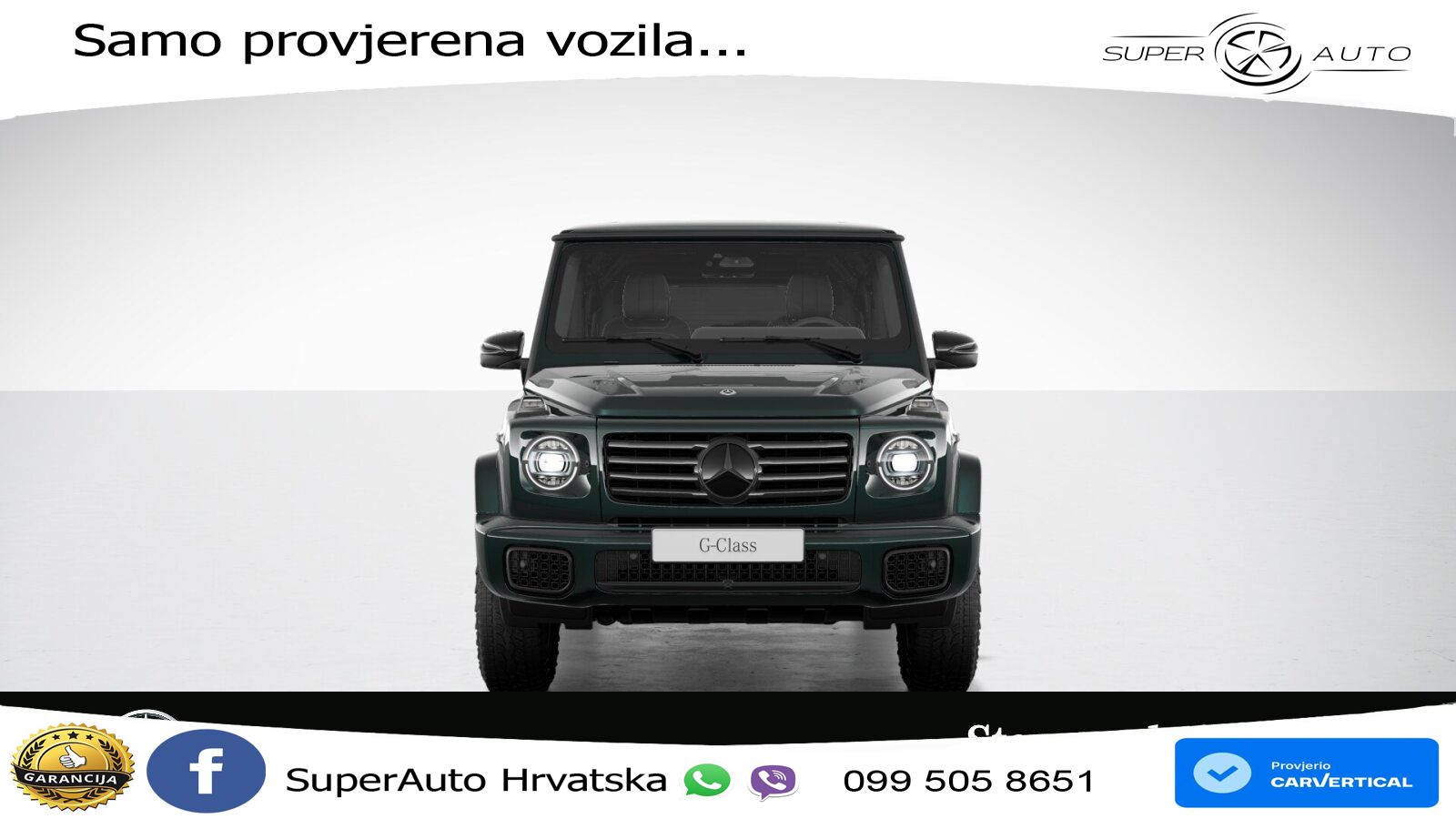 Mercedes G 500 Long (449 KS) 4MATIC 9G-TRONIC Superior LED+GR SJED+ACC