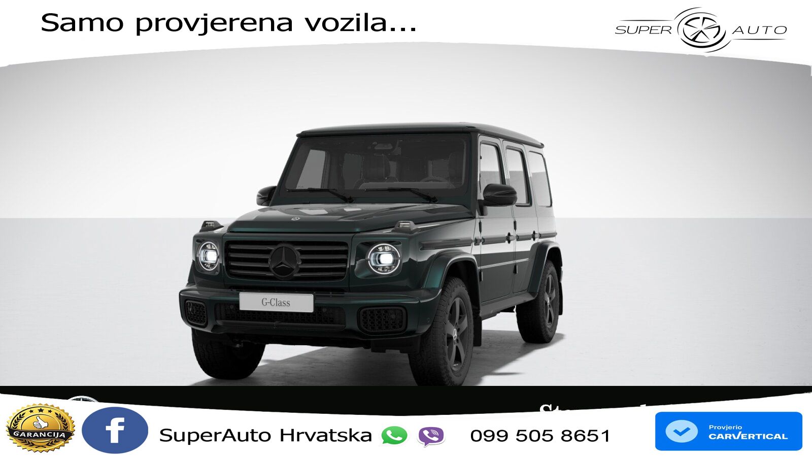 Mercedes G 500 Long (449 KS) 4MATIC 9G-TRONIC Superior LED+GR SJED+ACC