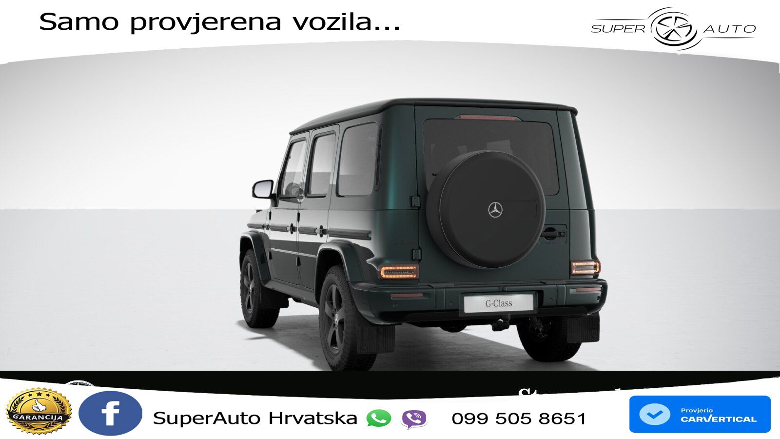 Mercedes G 500 Long (449 KS) 4MATIC 9G-TRONIC Superior LED+GR SJED+ACC