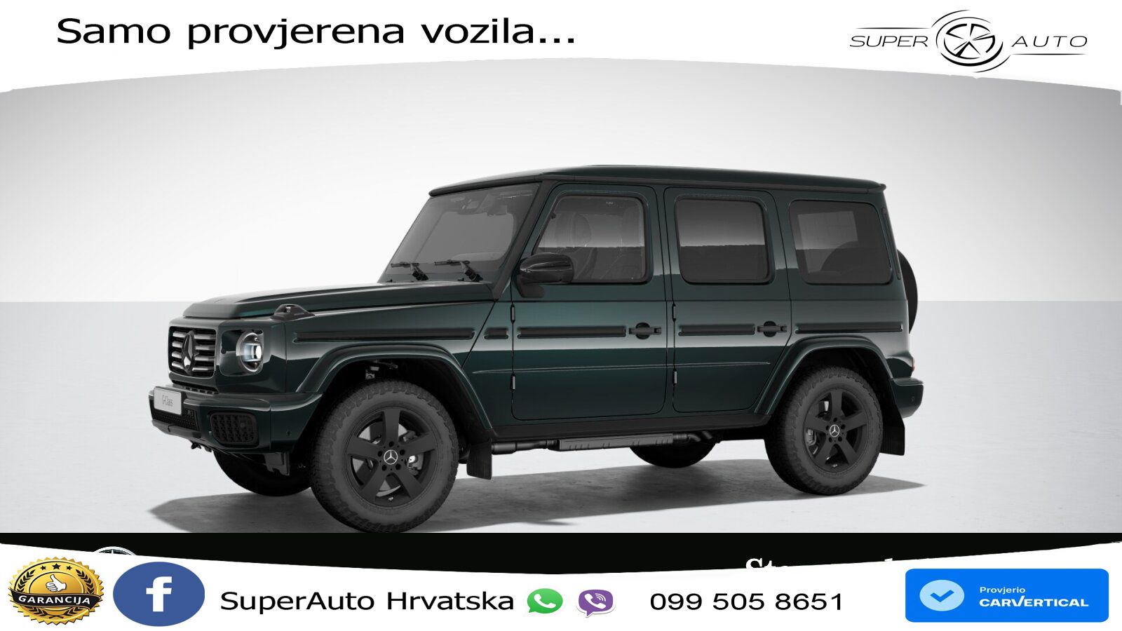 Mercedes G 500 Long (449 KS) 4MATIC 9G-TRONIC Superior LED+GR SJED+ACC