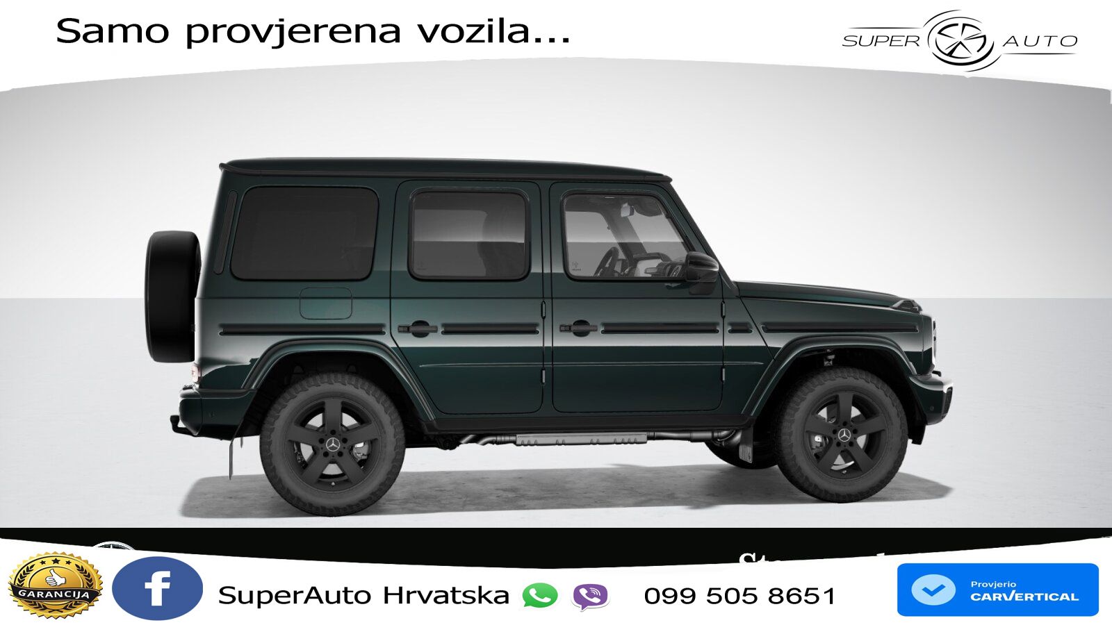Mercedes G 500 Long (449 KS) 4MATIC 9G-TRONIC Superior LED+GR SJED+ACC