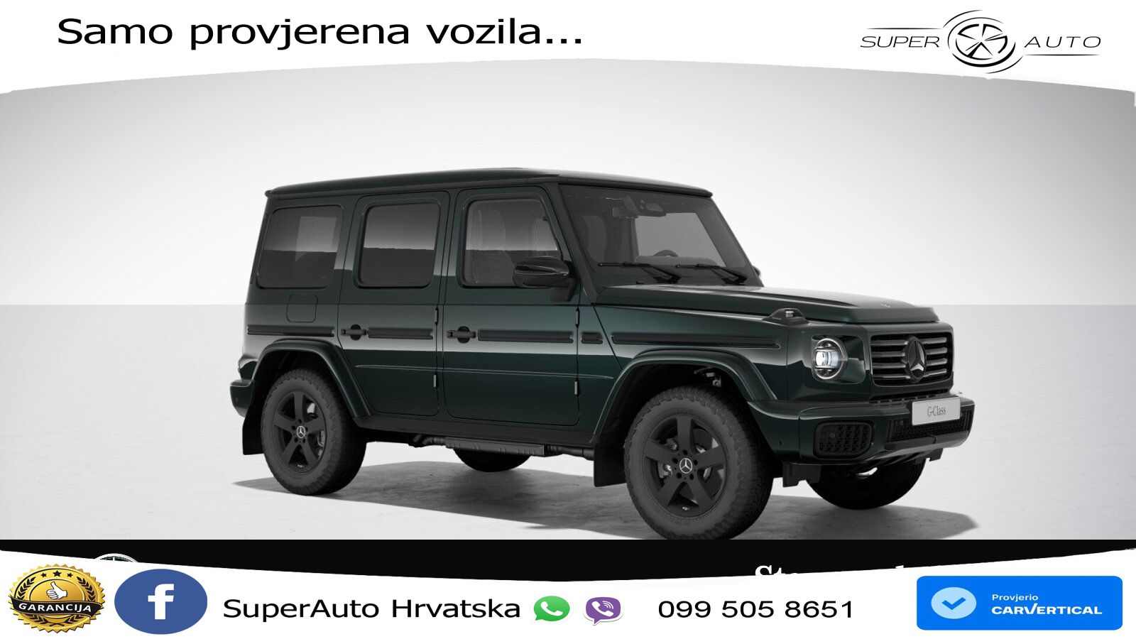 Mercedes G 500 Long (449 KS) 4MATIC 9G-TRONIC Superior LED+GR SJED+ACC