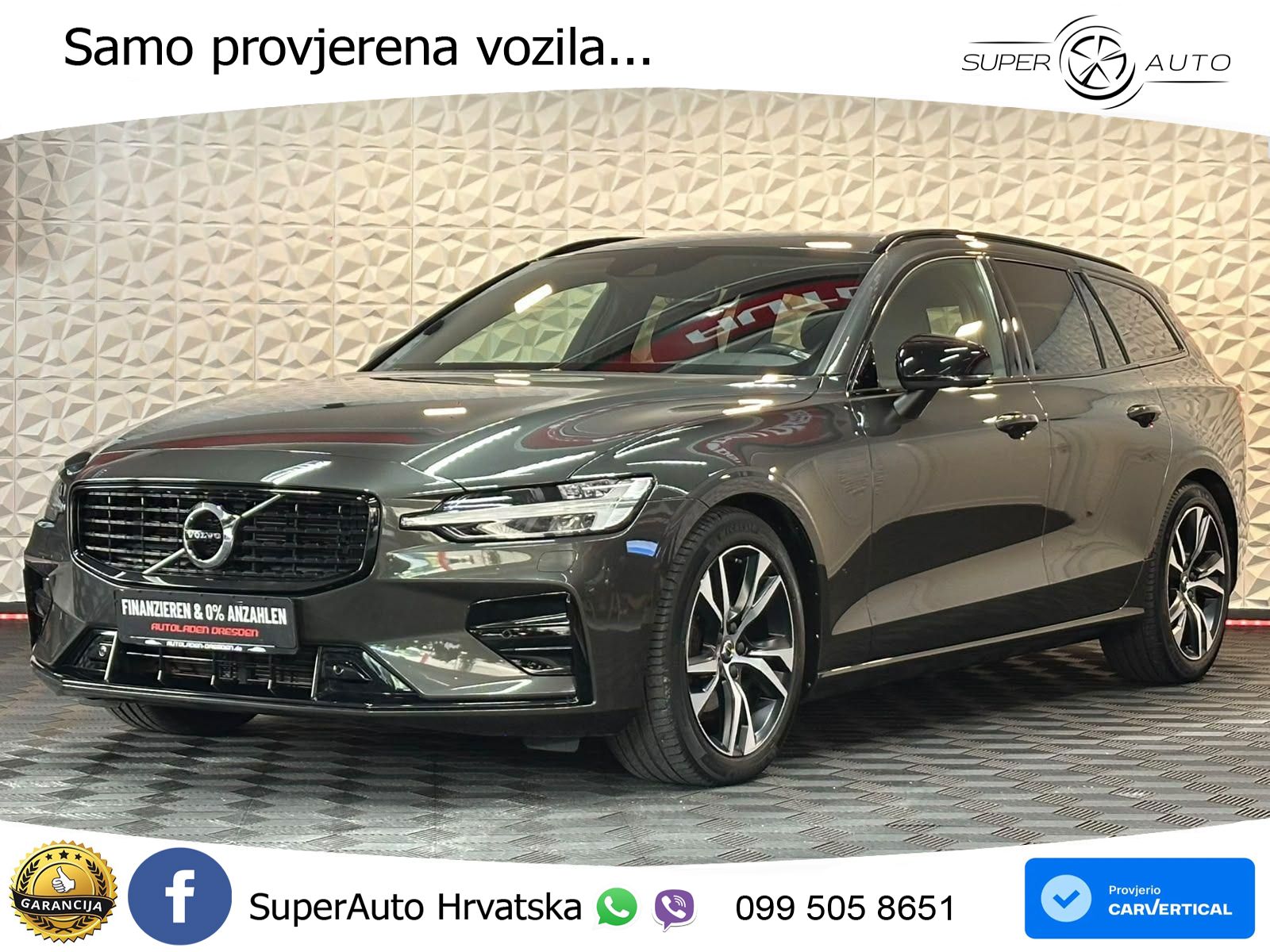 Volvo V60 2.0 B4 Diesel Geartronic LED+GR SJED+ACC