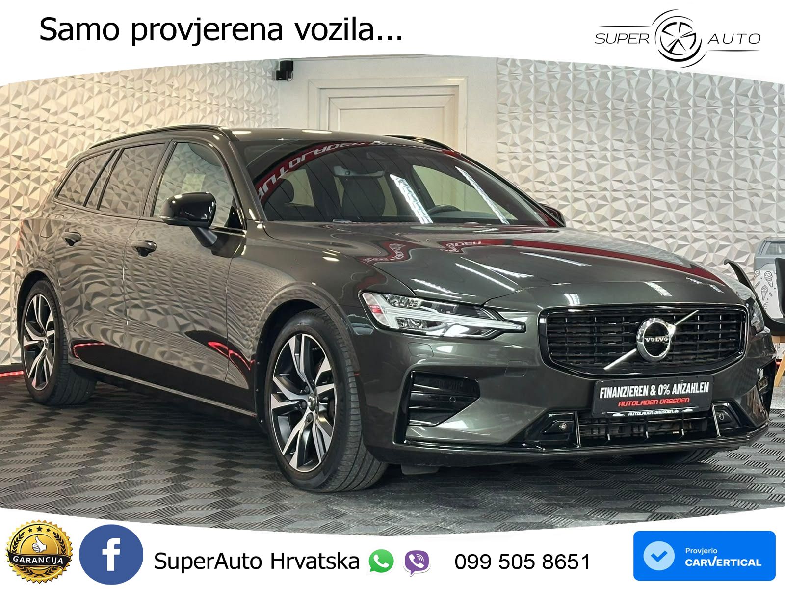 Volvo V60 2.0 B4 Diesel Geartronic LED+GR SJED+ACC