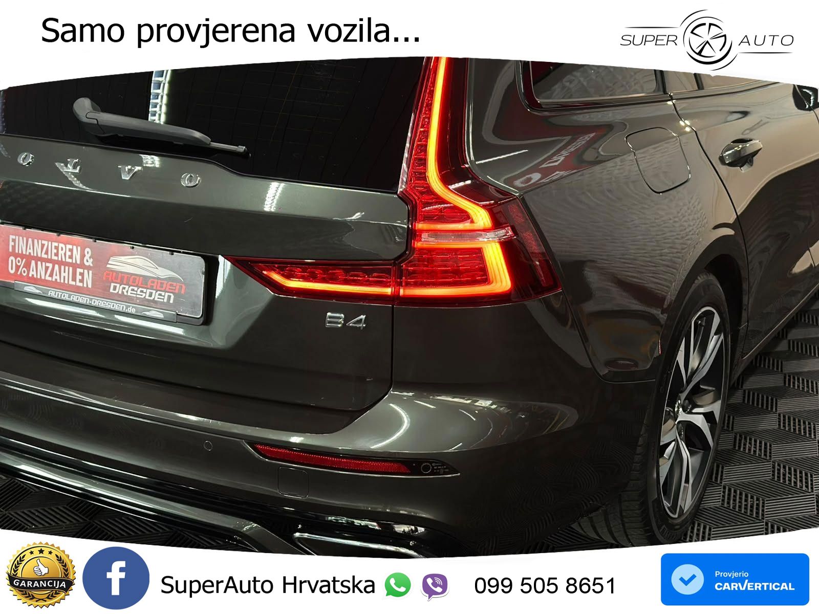 Volvo V60 2.0 B4 Diesel Geartronic LED+GR SJED+ACC