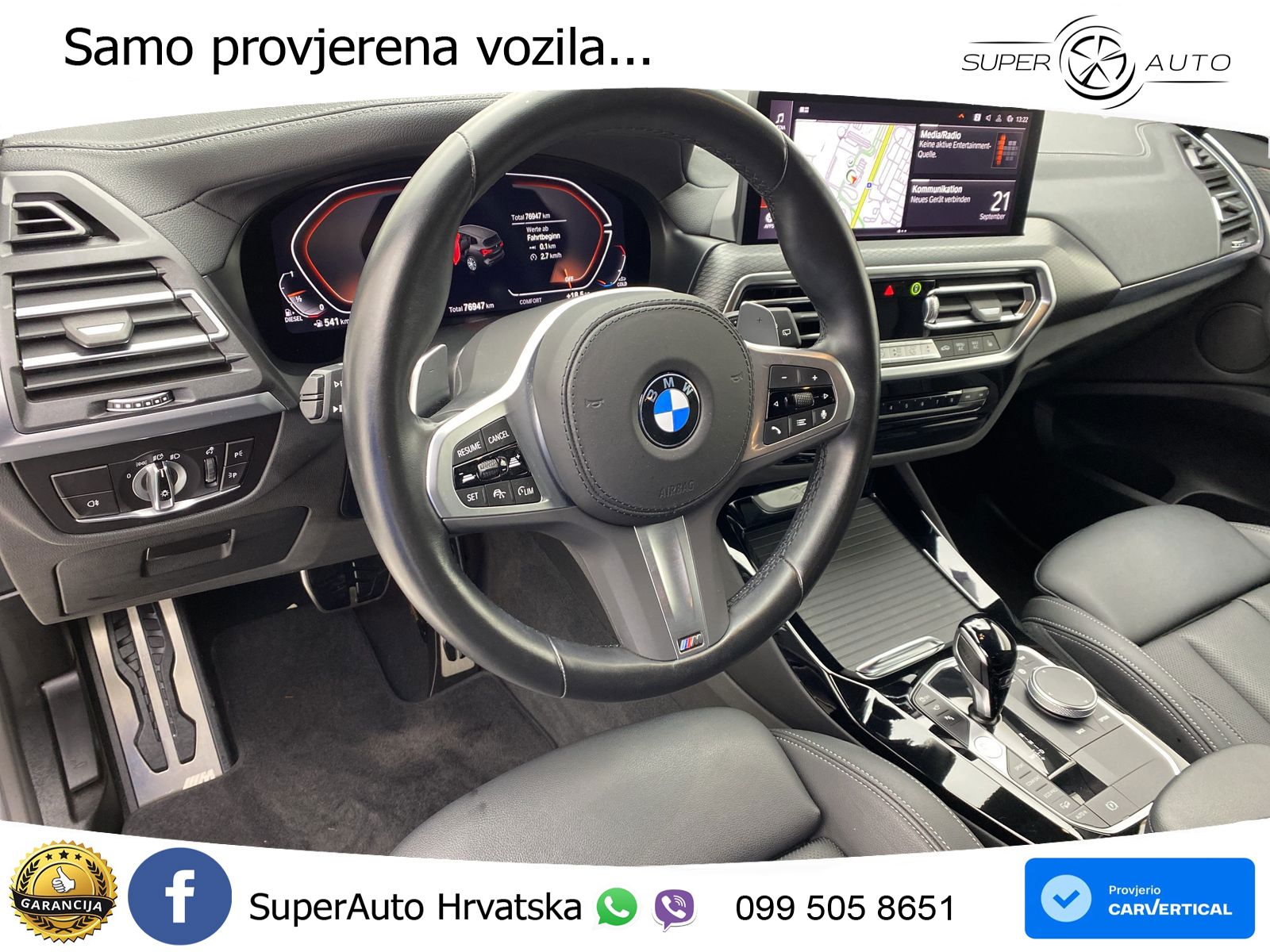 BMW X3 20d xDrive Steptronic M Sport LED+GR SJED+ACC