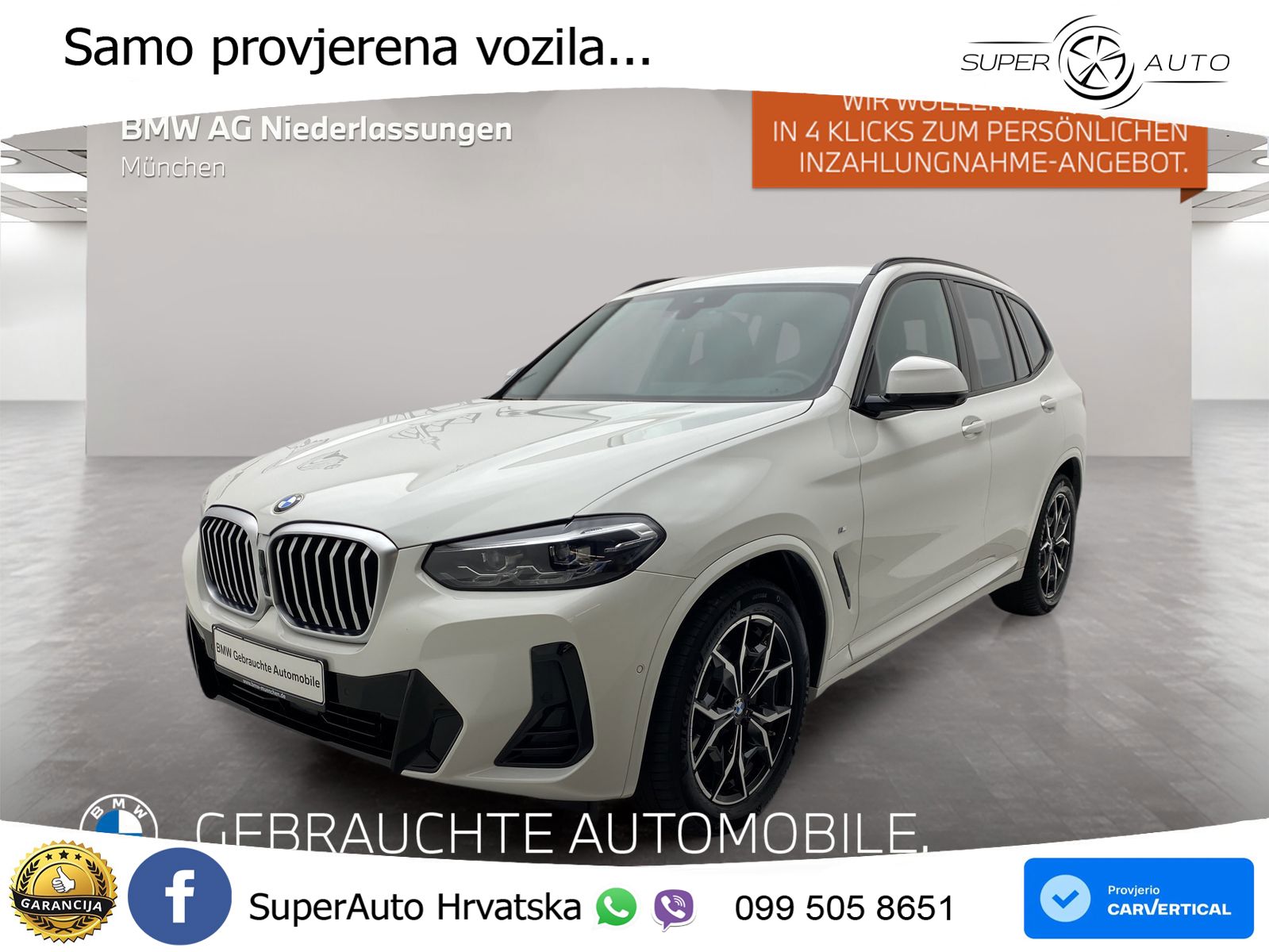 BMW X3 20d xDrive Steptronic M Sport LED+GR SJED+ACC