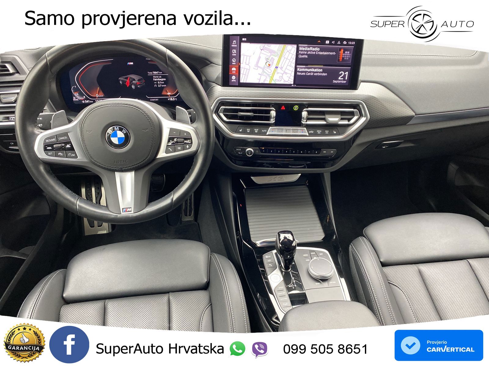 BMW X3 20d xDrive Steptronic M Sport LED+GR SJED+ACC