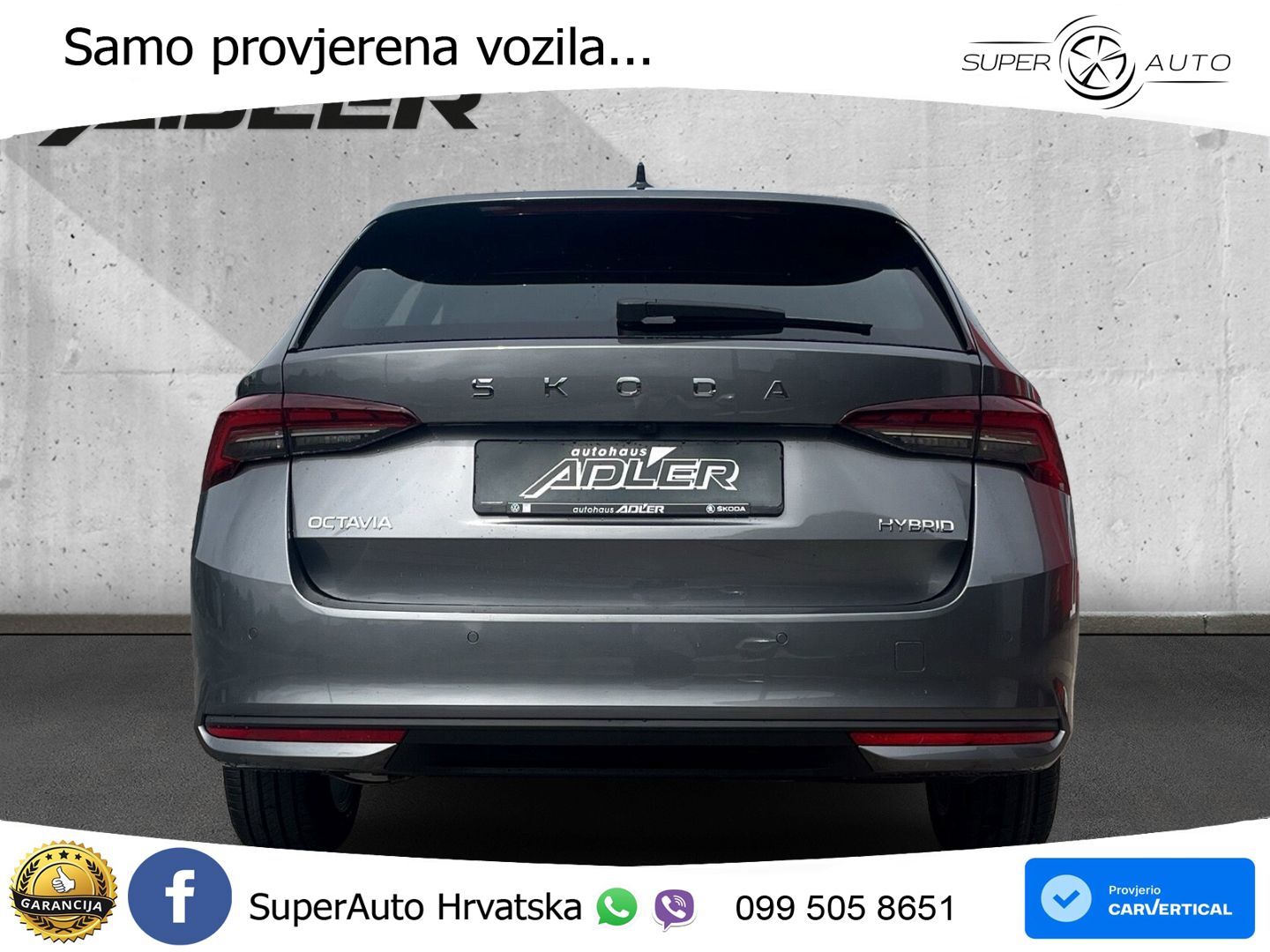 Škoda Octavia Combi 1.5 TSI (150 KS) DSG Selection LED+GR SJED+ACC