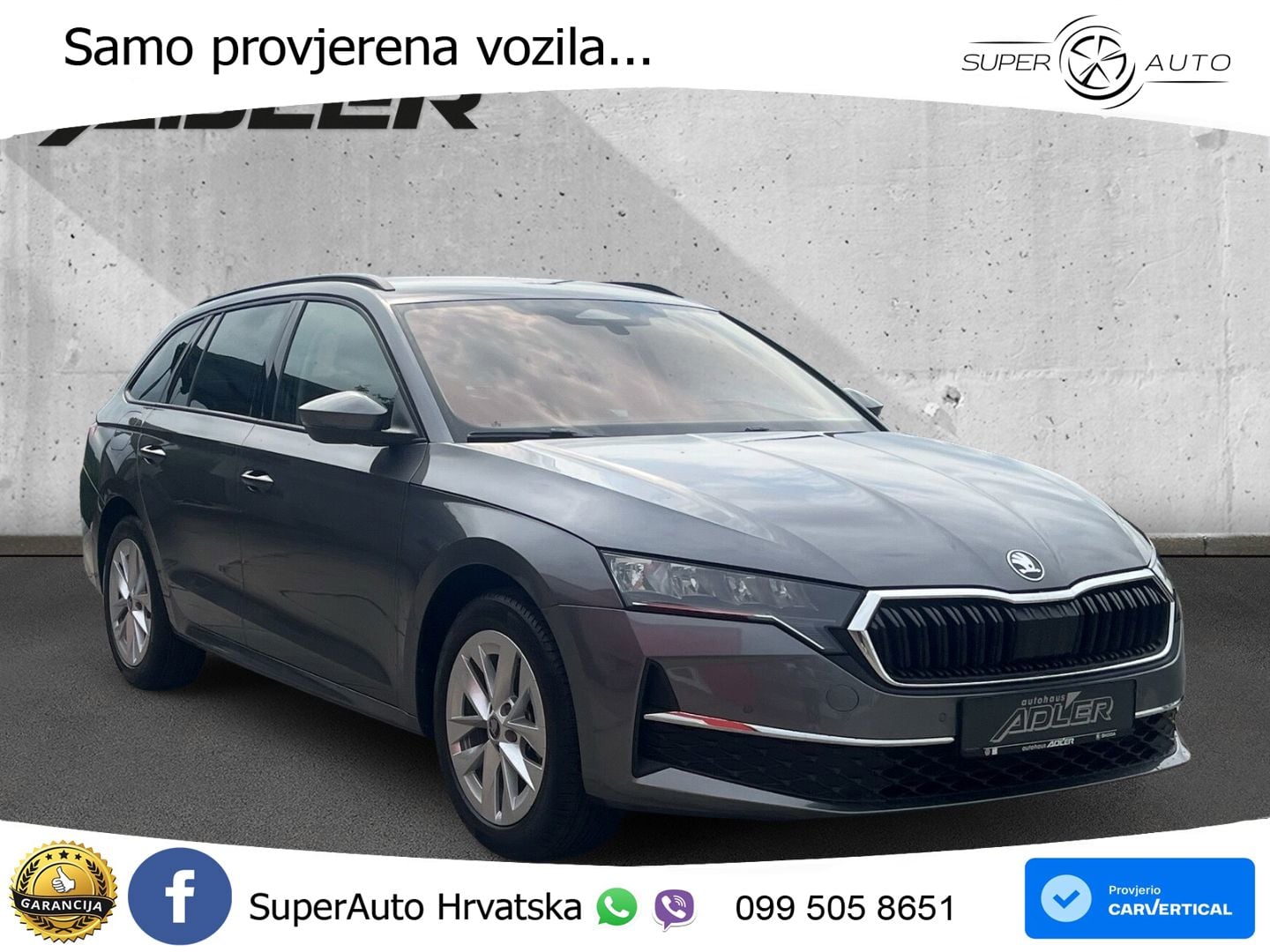 Škoda Octavia Combi 1.5 TSI (150 KS) DSG Selection LED+GR SJED+ACC