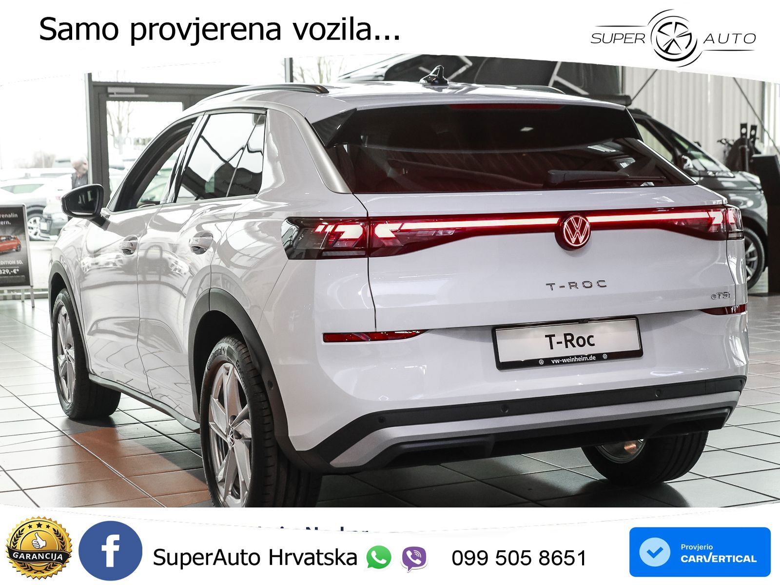 Volkswagen T-Roc II 1.5 eTSI (150 KS)  DSG LED+GR SJED+ACC