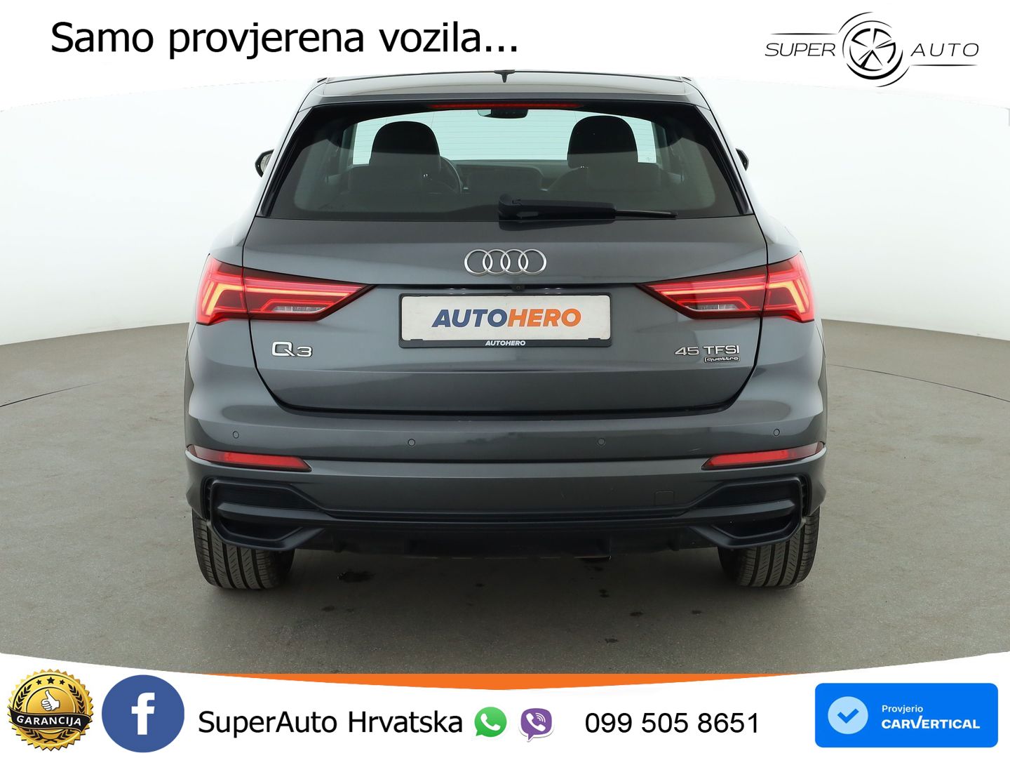 Audi Q3 45 TFSI (230 KS) quattro S tronic S line LED+GR SJED+ACC