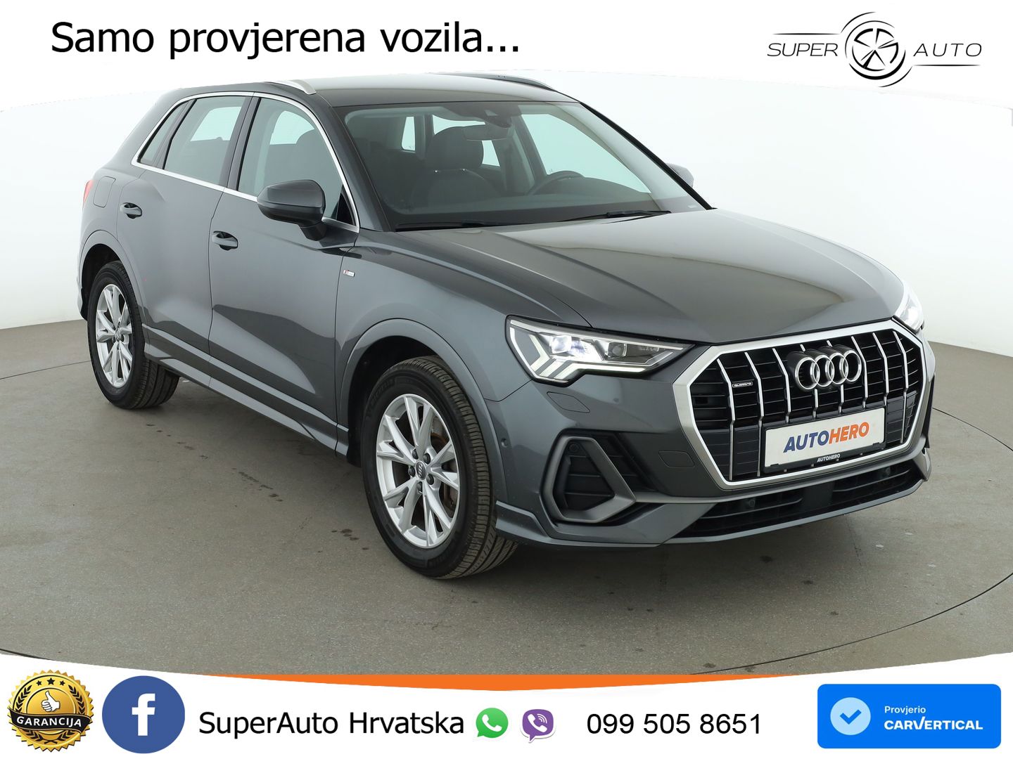 Audi Q3 45 TFSI (230 KS) quattro S tronic S line LED+GR SJED+ACC