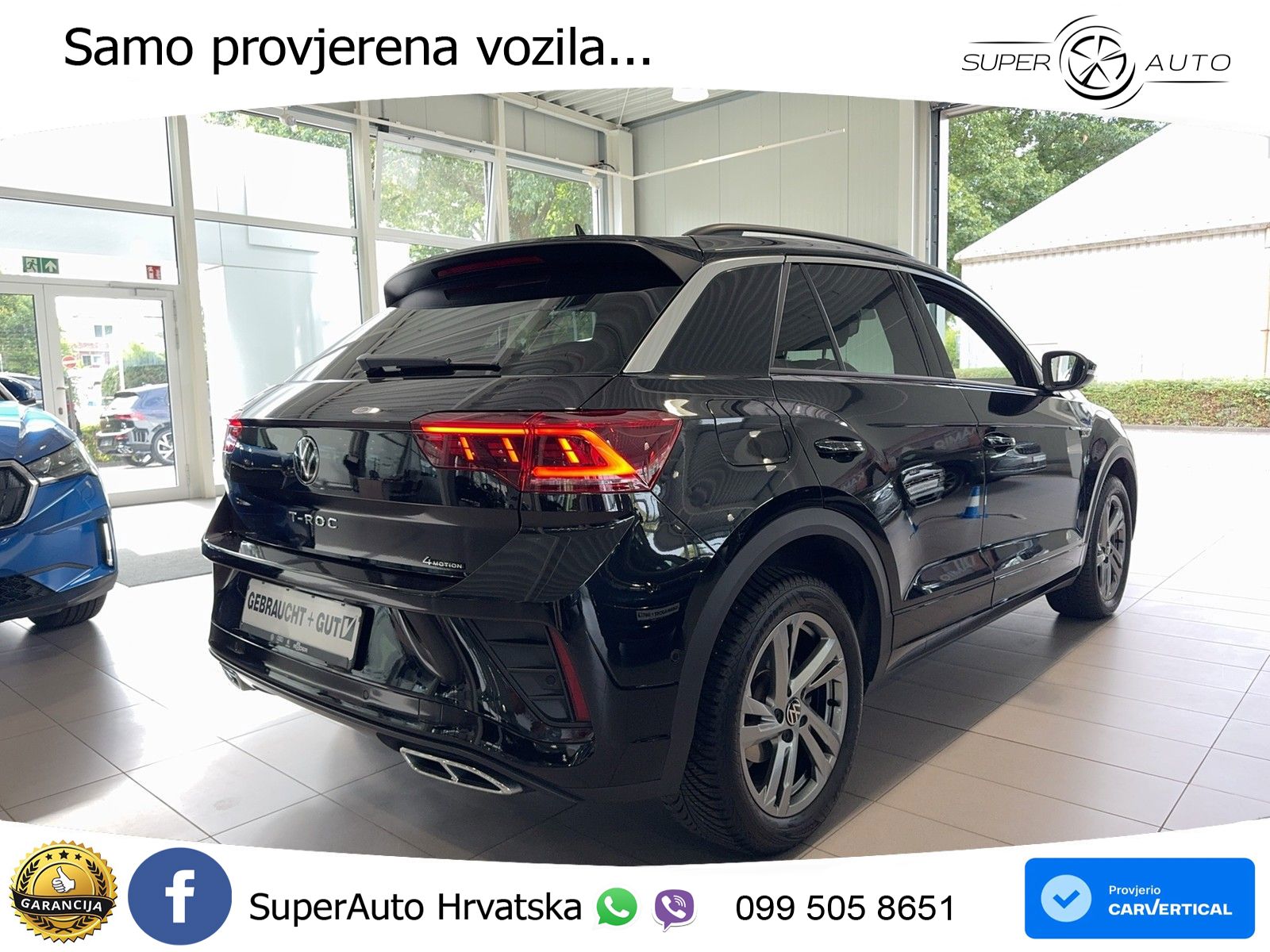Volkswagen T-Roc I 2.0 TSI (190 KS) 4M DSG LED+GR SJED+ACC
