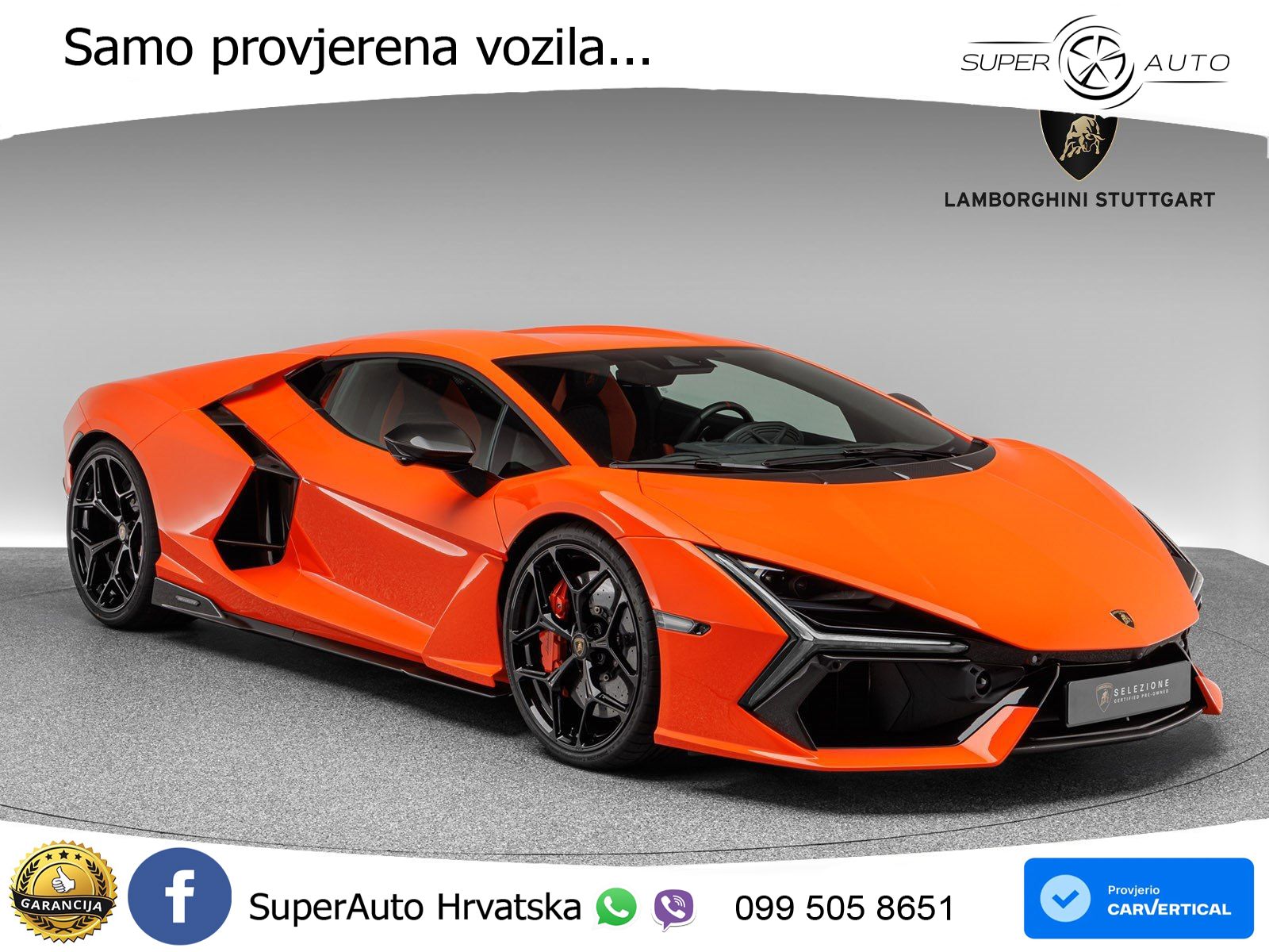 Lamborghini Revuelto 6.5 V12 (1015 KS) 4WD DCT LED+GR SJED+ACC