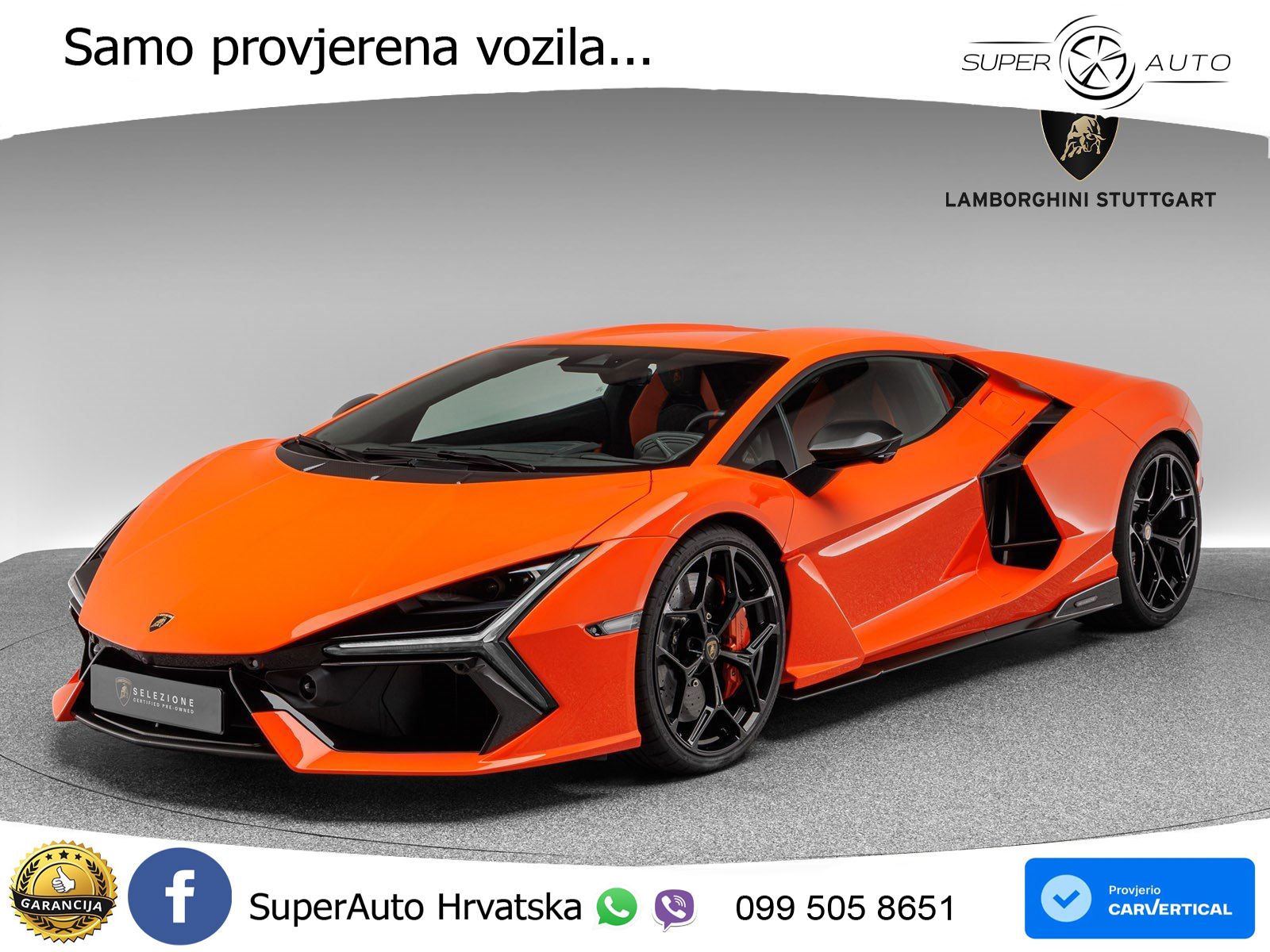 Lamborghini Revuelto 6.5 V12 (1015 KS) 4WD DCT LED+GR SJED+ACC