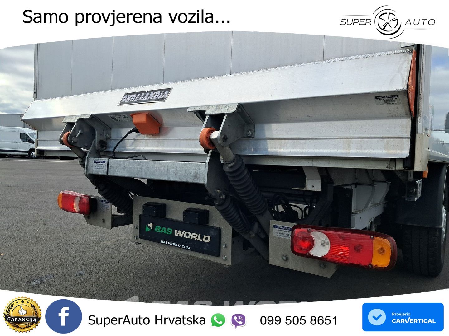 Peugeot Boxer 165PK D'Hollandia Ladebordwand 165PS Koffe 165 KS