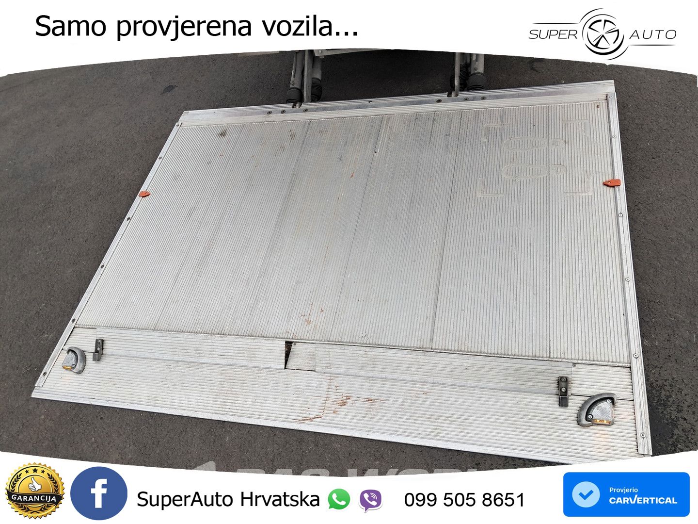 Peugeot Boxer 165PK D'Hollandia Ladebordwand 165PS Koffe 165 KS