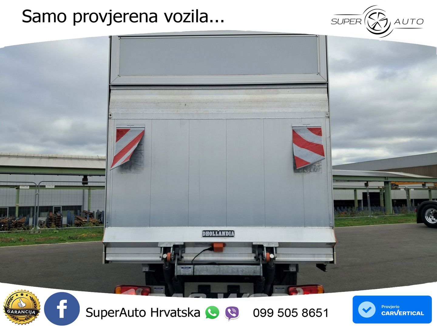Peugeot Boxer 165PK D'Hollandia Ladebordwand 165PS Koffe 165 KS
