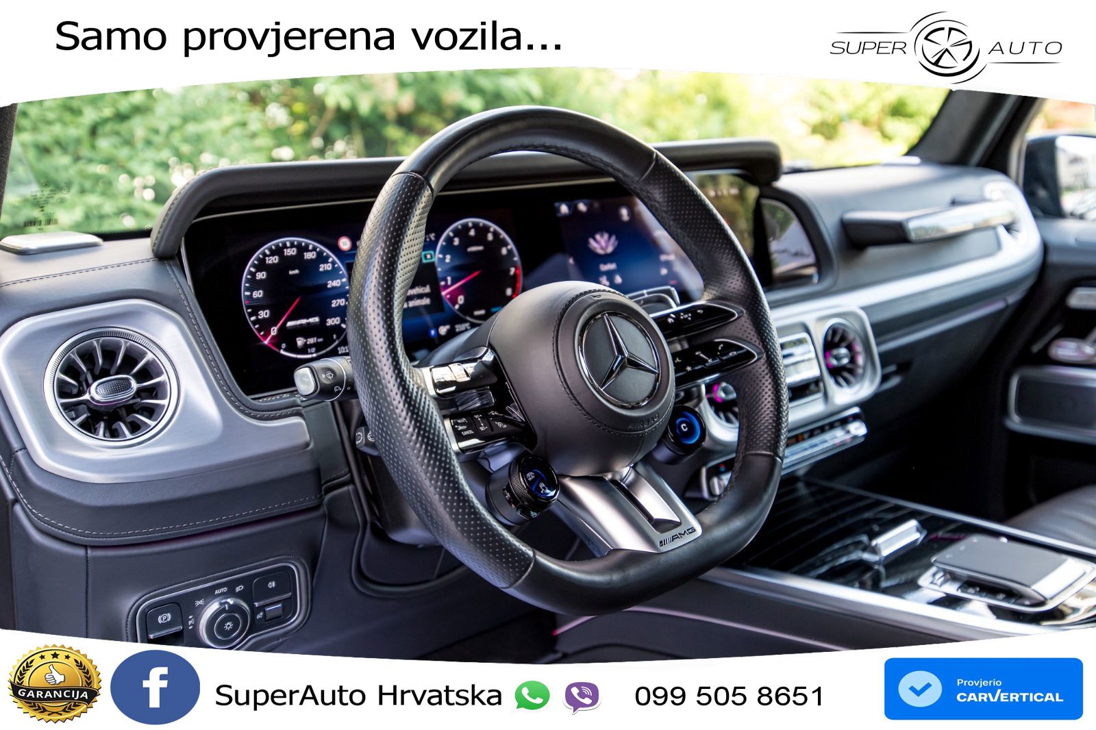 Mercedes AMG G 63 Long V8 (585 KS) 4MATIC 9G-TRONIC AMG SPEEDSHIFT TCT LED+GR SJED+ACC