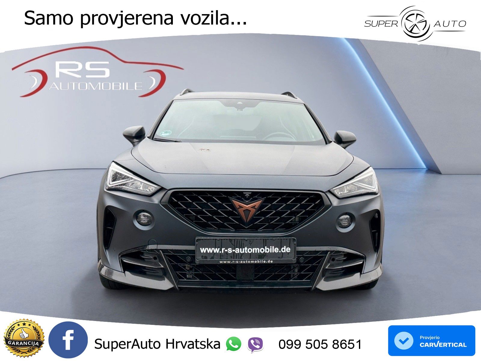 Cupra Formentor VZ5 2.5 TSI (390 KS) 4Drive DSG LED+GR SJED+ACC