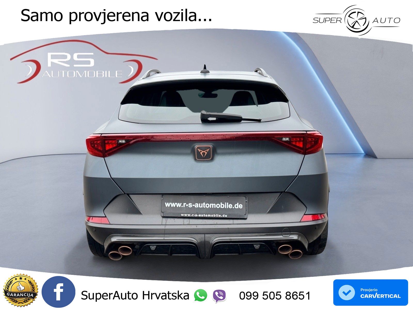 Cupra Formentor VZ5 2.5 TSI (390 KS) 4Drive DSG LED+GR SJED+ACC