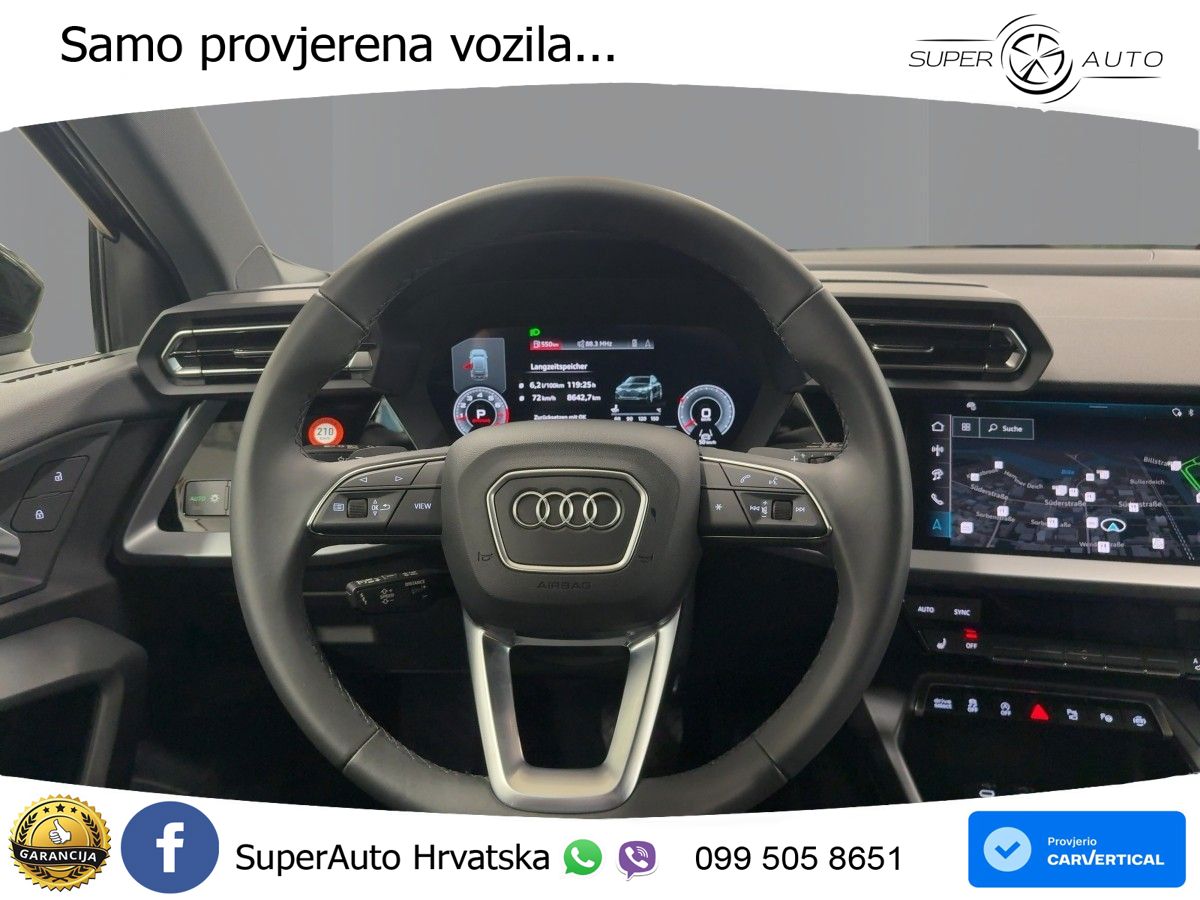 Audi A3 30 TFSI (116 KS)  S tronic S line LED+GR SJED+ACC