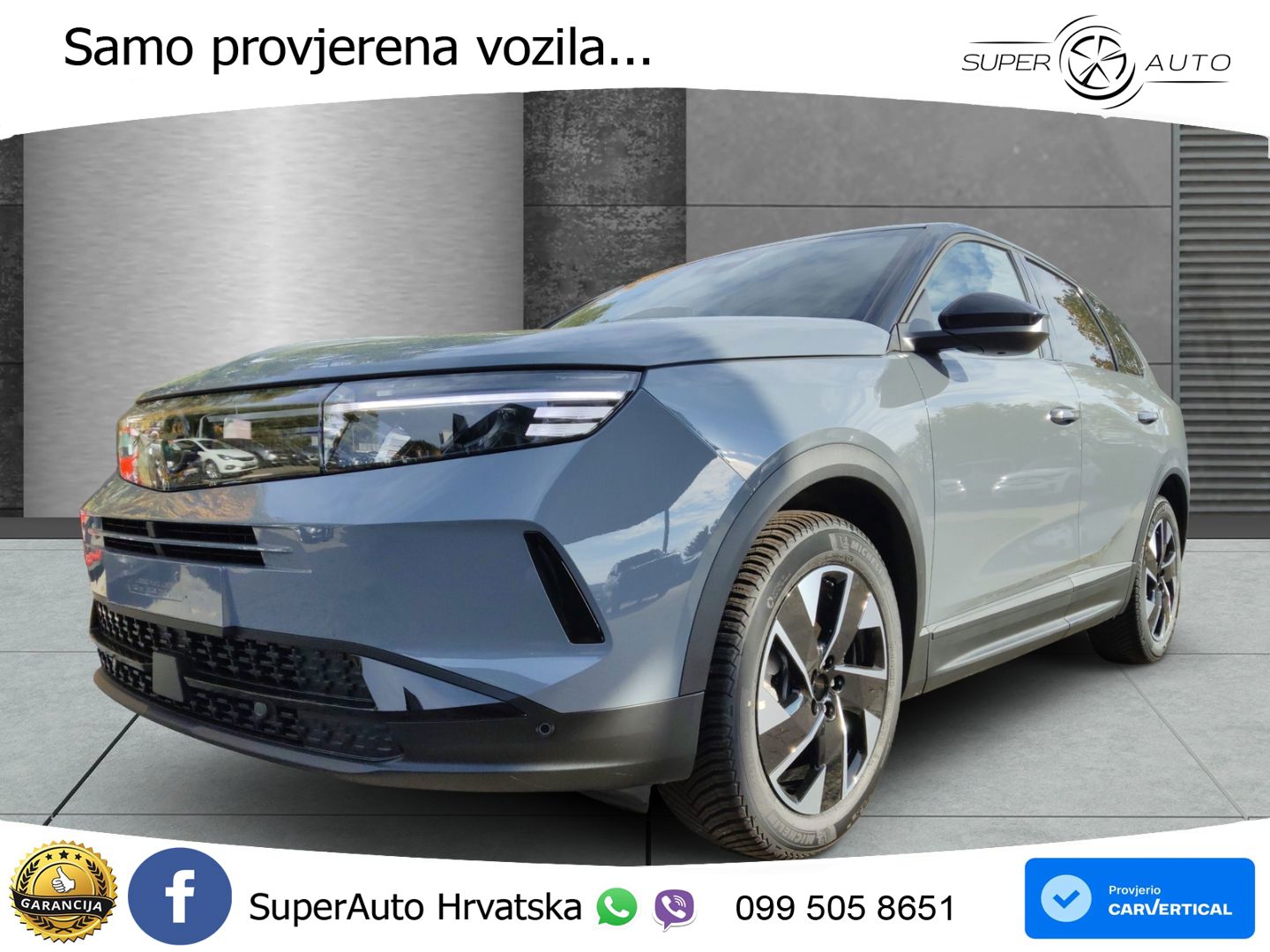 Opel Grandland 1.2 Turbo (145 KS) Hybrid eDCT GS LED+GR SJED+ACC