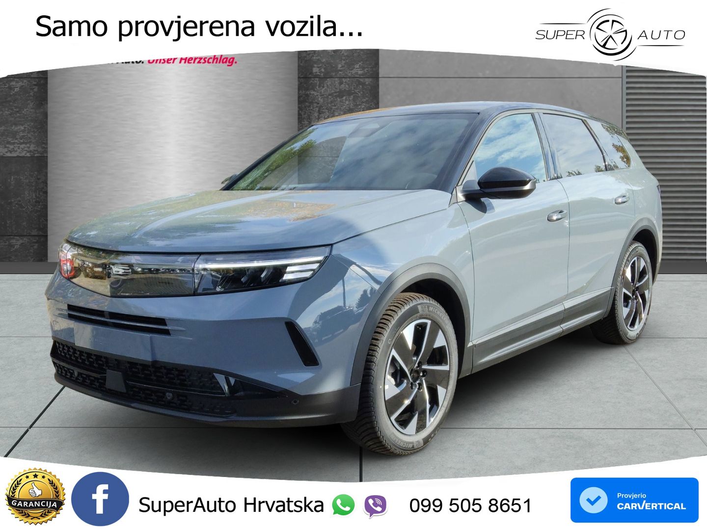 Opel Grandland 1.2 Turbo (145 KS) Hybrid eDCT GS LED+GR SJED+ACC