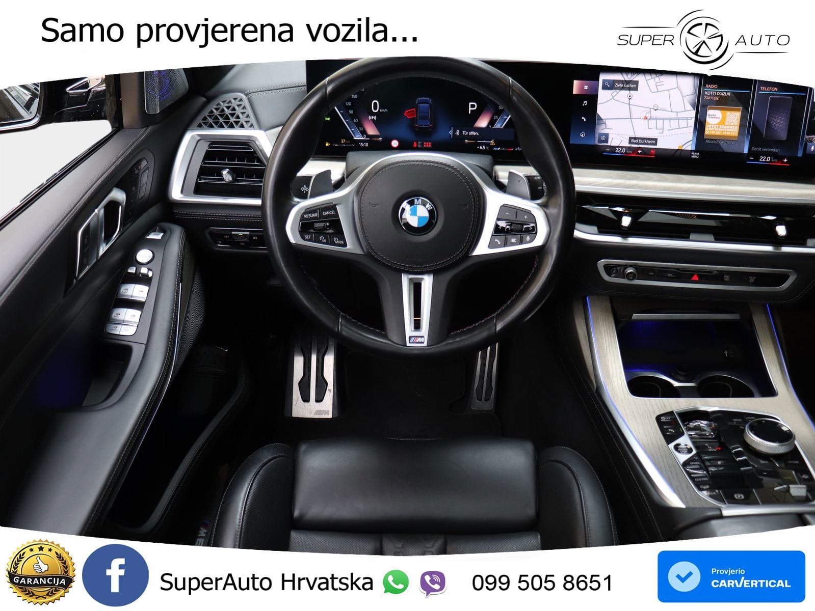 BMW X7 M60i (530 KS) xDrive Steptronic ZRAČNI+ACC+GR SJED+KAM+PANO