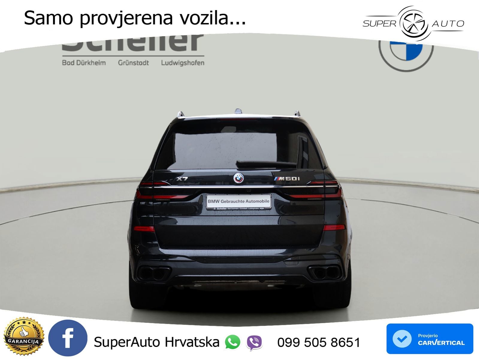 BMW X7 M60i (530 KS) xDrive Steptronic ZRAČNI+ACC+GR SJED+KAM+PANO