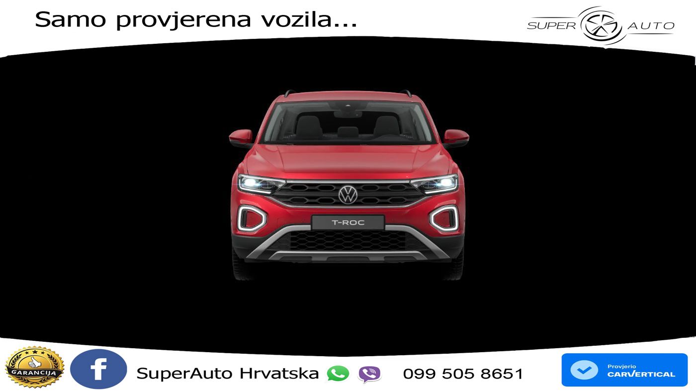 Volkswagen T-Roc 1.5 TSI (150 KS) DSG LED+GR SJED+ACC