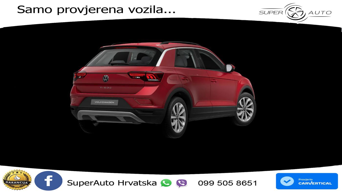 Volkswagen T-Roc 1.5 TSI (150 KS) DSG LED+GR SJED+ACC