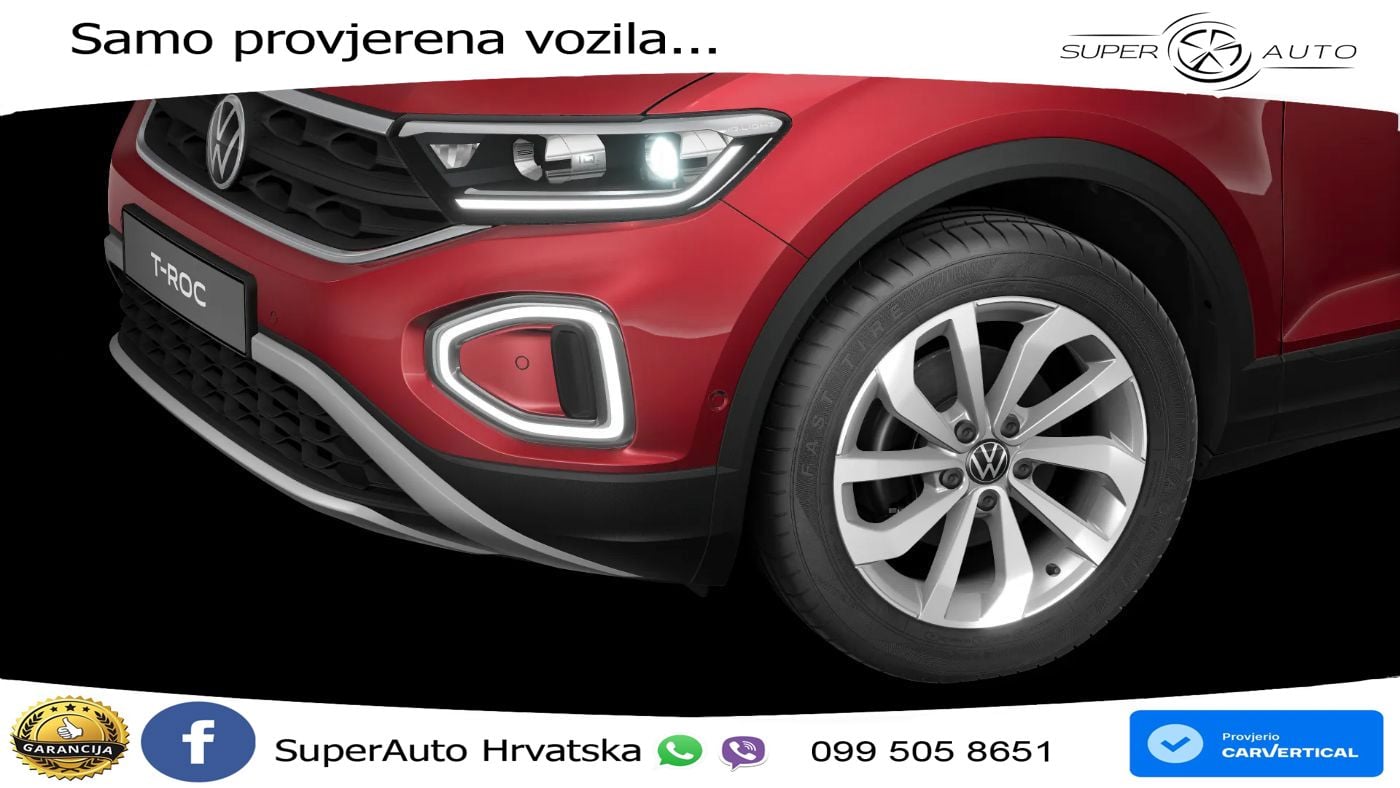 Volkswagen T-Roc 1.5 TSI (150 KS) DSG LED+GR SJED+ACC