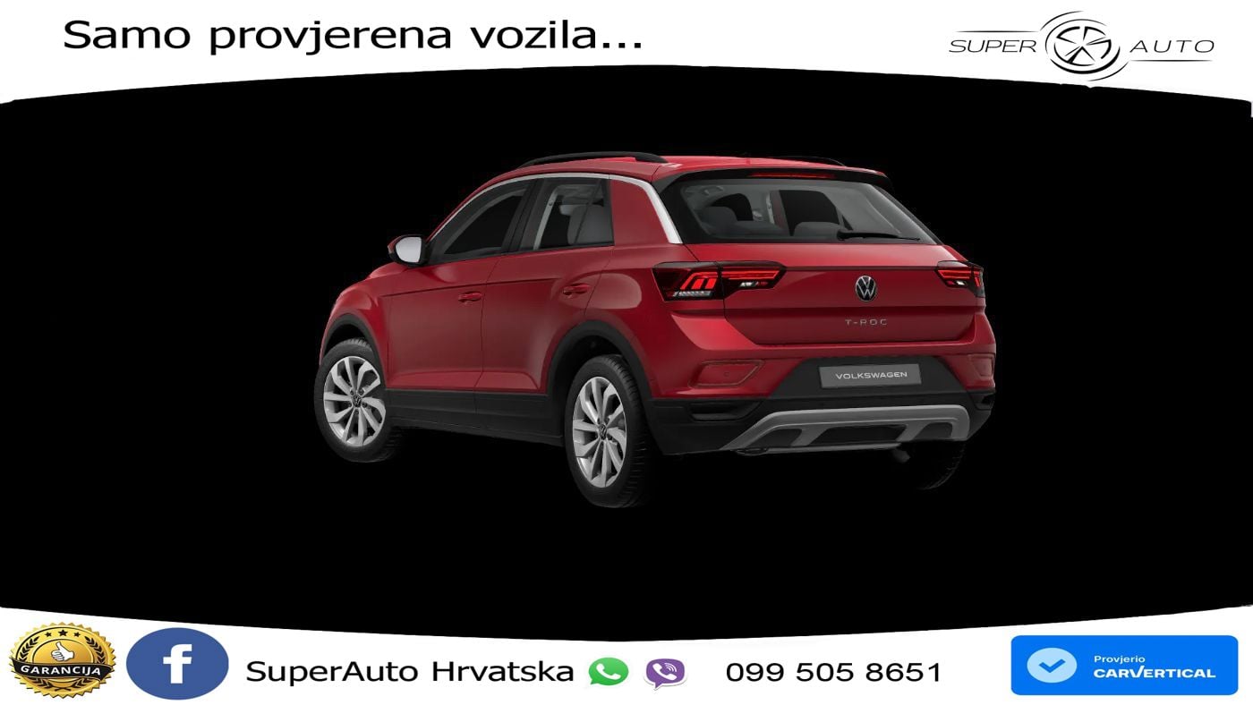 Volkswagen T-Roc 1.5 TSI (150 KS) DSG LED+GR SJED+ACC