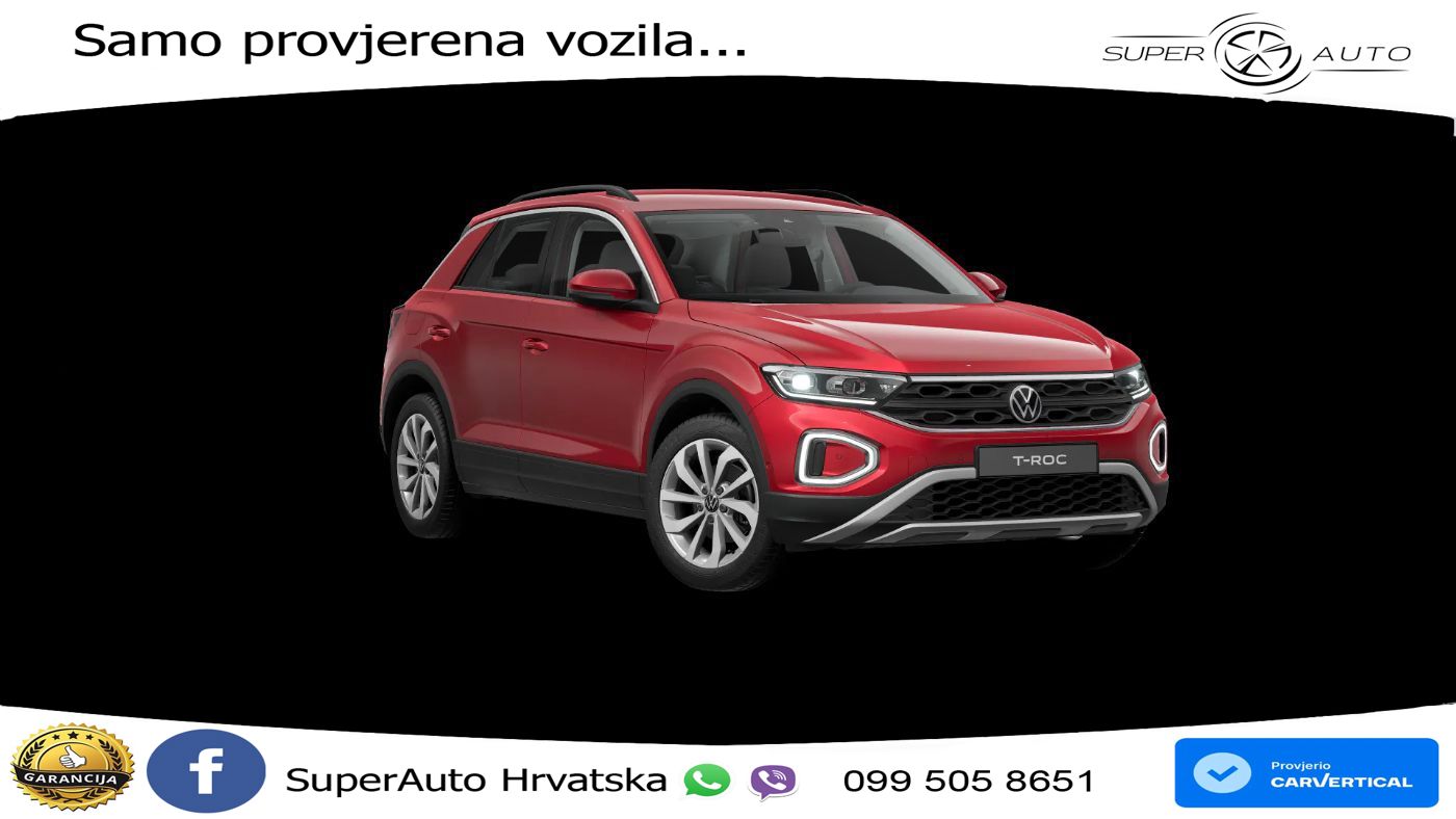 Volkswagen T-Roc 1.5 TSI (150 KS) DSG LED+GR SJED+ACC