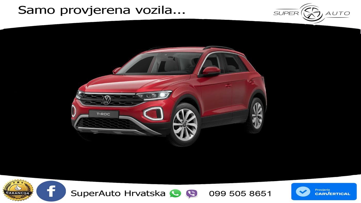 Volkswagen T-Roc 1.5 TSI (150 KS) DSG LED+GR SJED+ACC