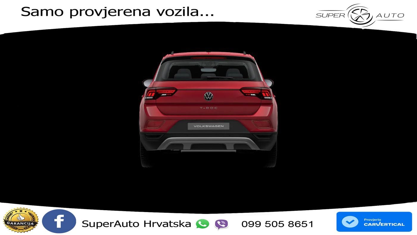 Volkswagen T-Roc 1.5 TSI (150 KS) DSG LED+GR SJED+ACC