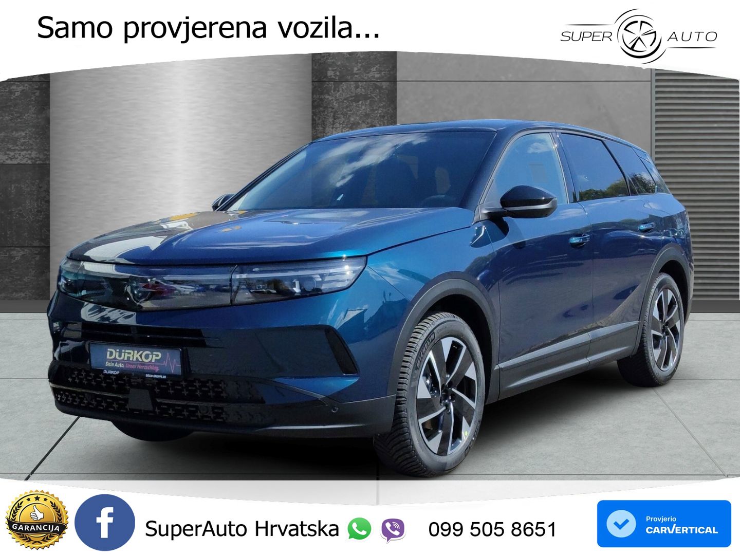 Opel Grandland 1.2 Turbo (145 KS) Hybrid eDCT Ultimate LED+GR SJED+ACC