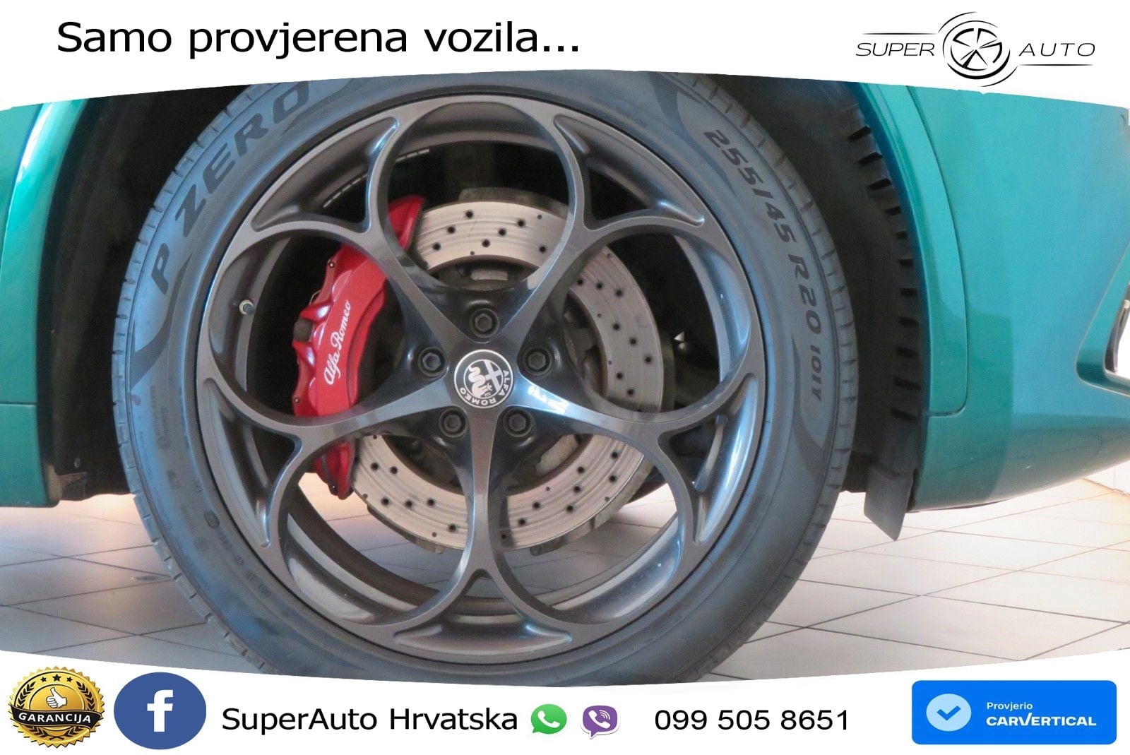 Alfa Romeo Stelvio Quadrifoglio 2.9 V6 Bi-Turbo (520 KS) Q4 Automatic LED+GR SJED+ACC