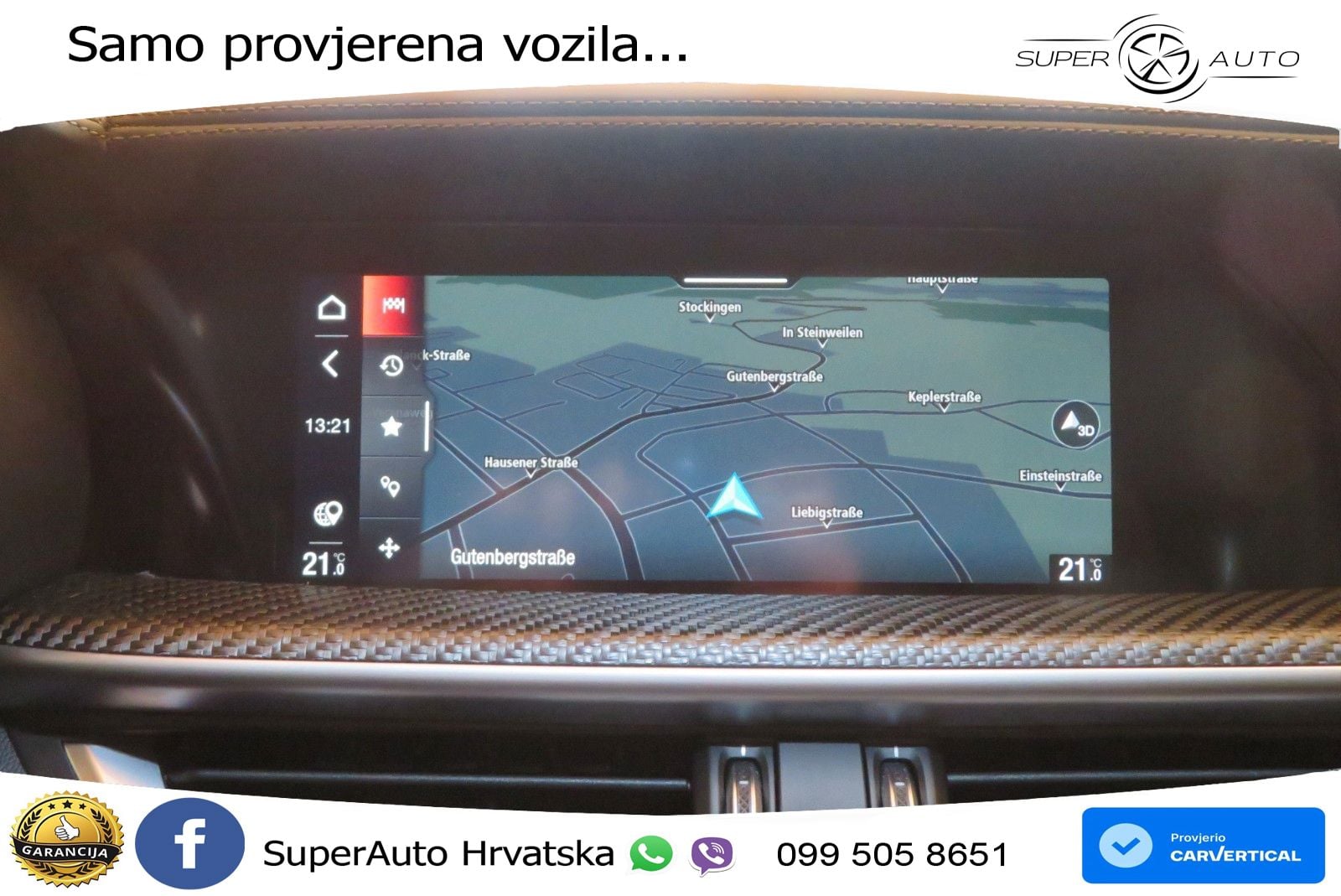 Alfa Romeo Stelvio Quadrifoglio 2.9 V6 Bi-Turbo (520 KS) Q4 Automatic LED+GR SJED+ACC