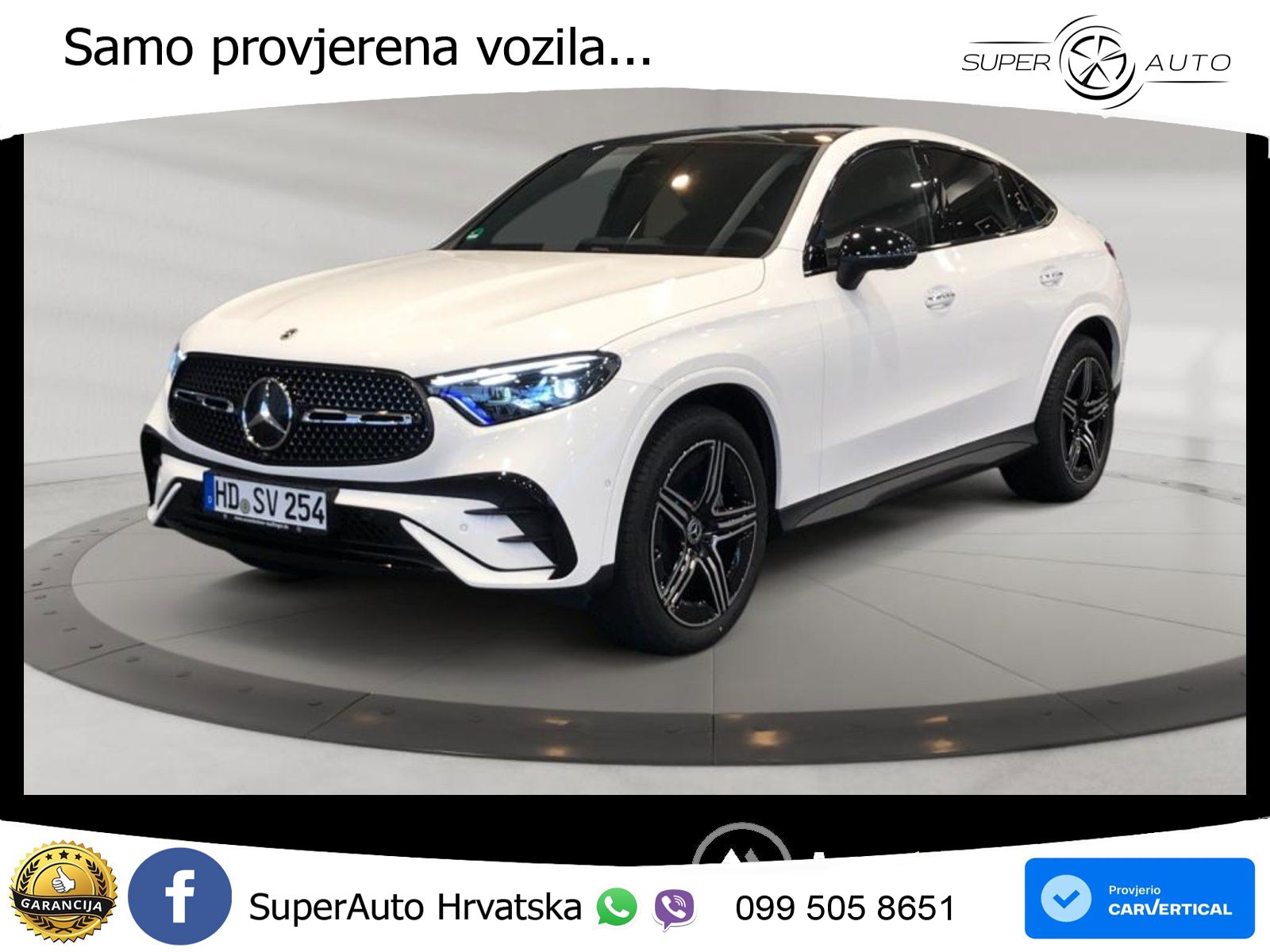 Mercedes GLC Coupe 220d (197 KS) 4MATIC 9G-TRONIC AMG ACC+GR SJED+360+PANO