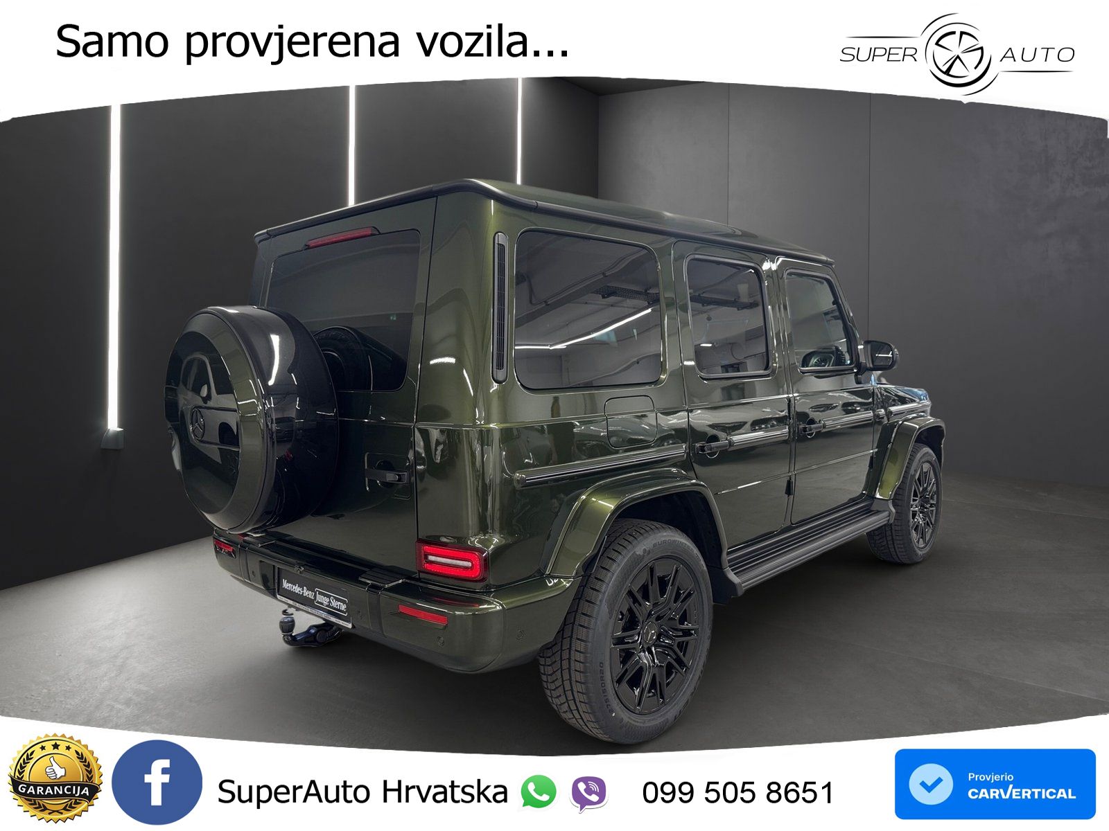 Mercedes G 450d Long (367 KS) 4MATIC 9G-TRONIC AMG LED+GR SJED+ACC